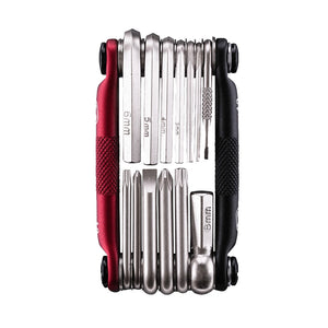 Crankbrothers Multi-13 Mini Tool, Matte Black/Red-0