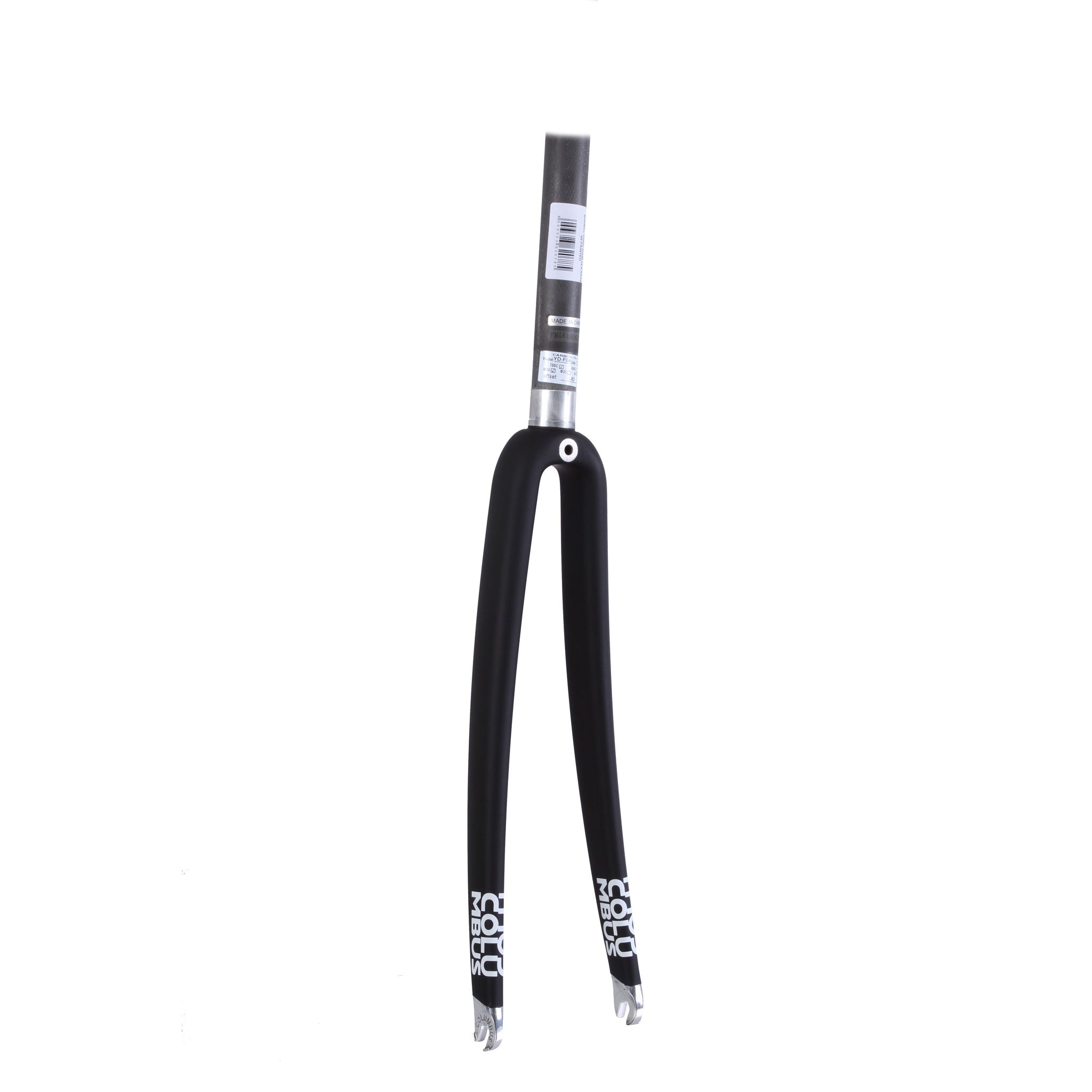 Columbus Minimal Carbon Fork 1-1/8" Straight, 45mm Rake, Black-0