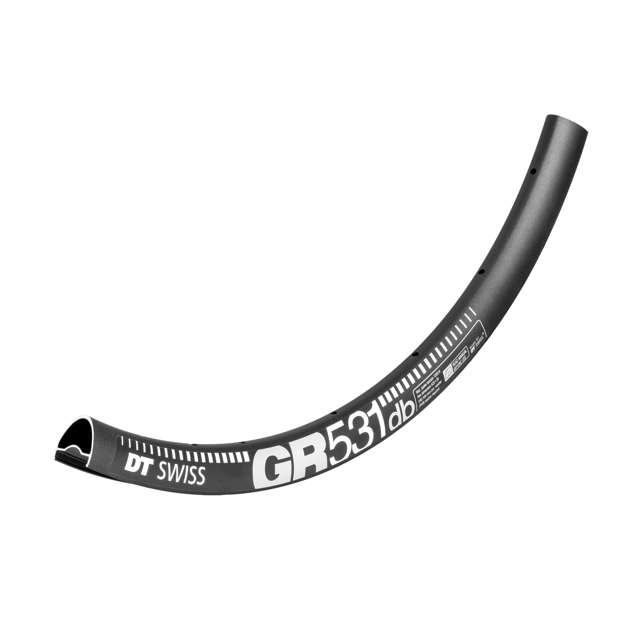 DT Swiss GR 531 Tubeless Ready 650b Disc Rim, 32h, Black-0