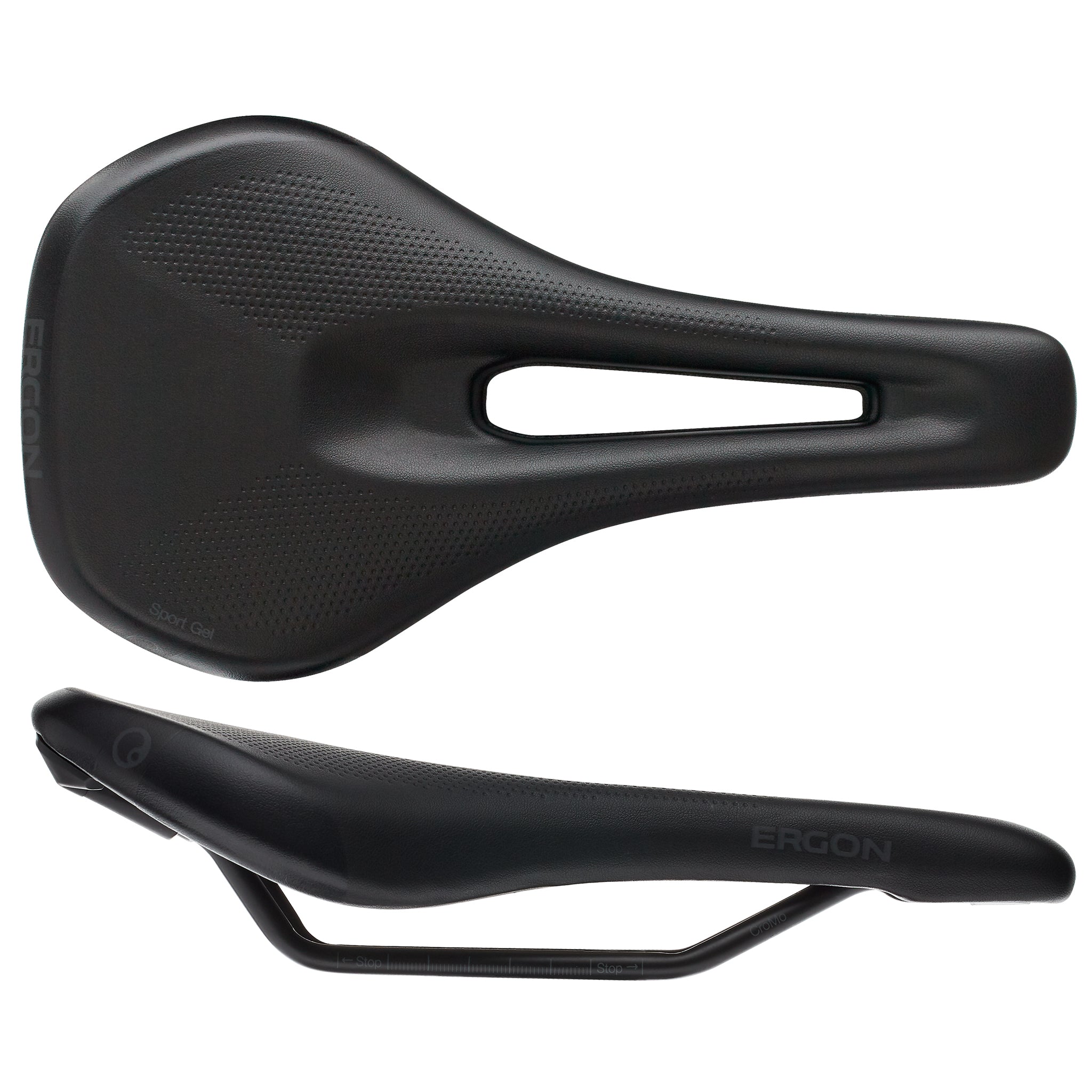 Ergon SM Sport Gel Women's Saddle, Small/Medium, Stealth-0