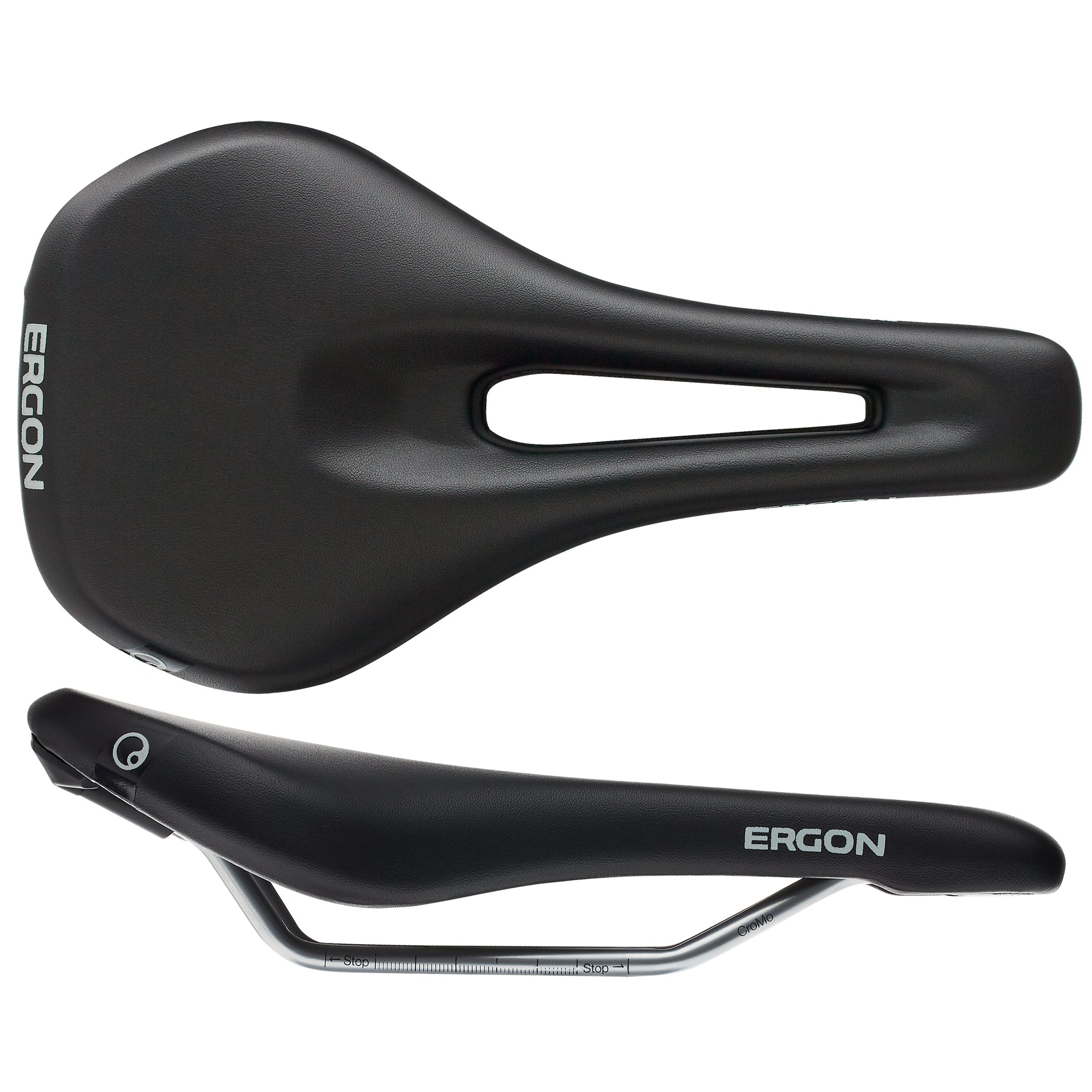 Ergon SM Women's Saddle, Small/Medium, Black-0