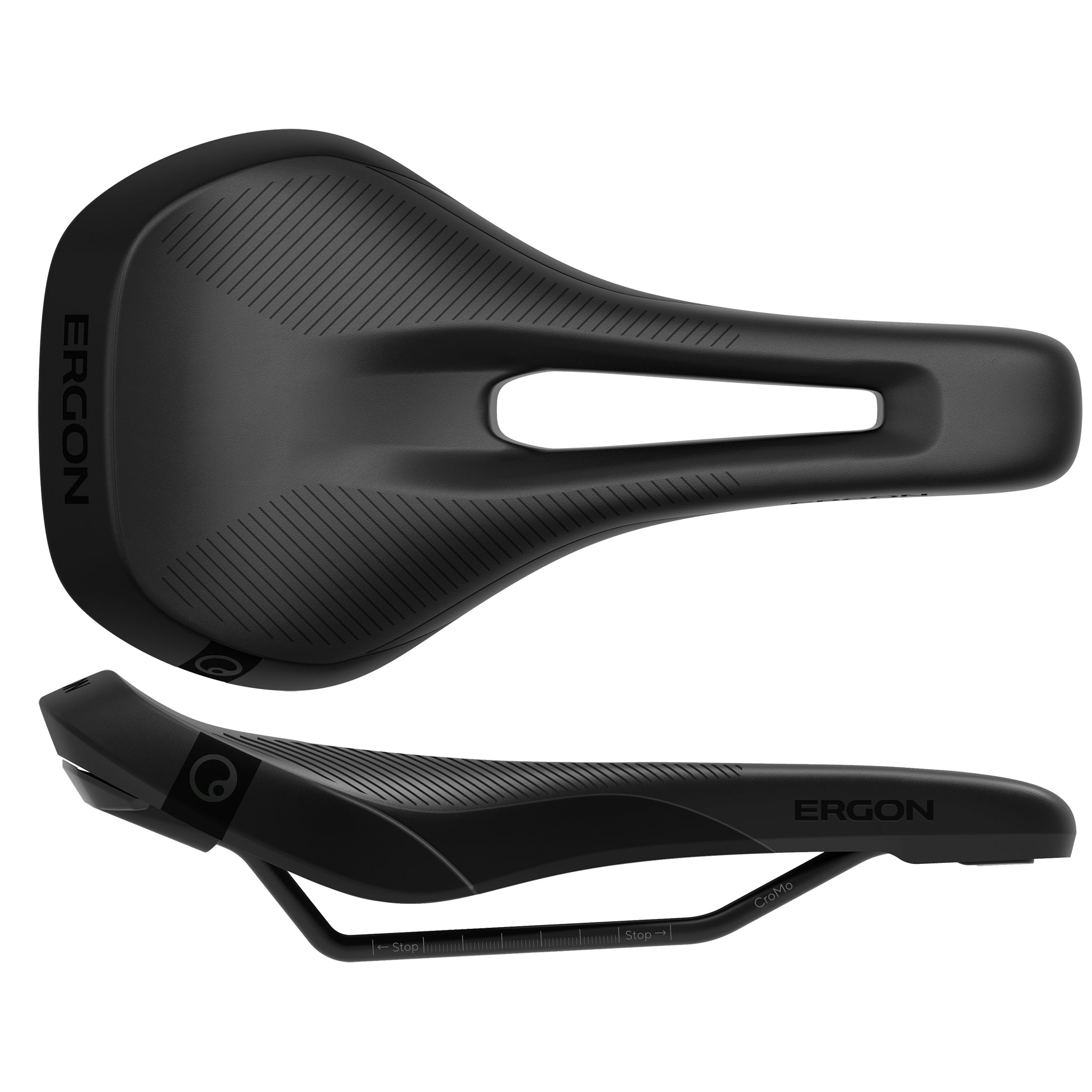 Ergon SM E-Mountain Pro Women's Saddle, S/M, Stealth-0