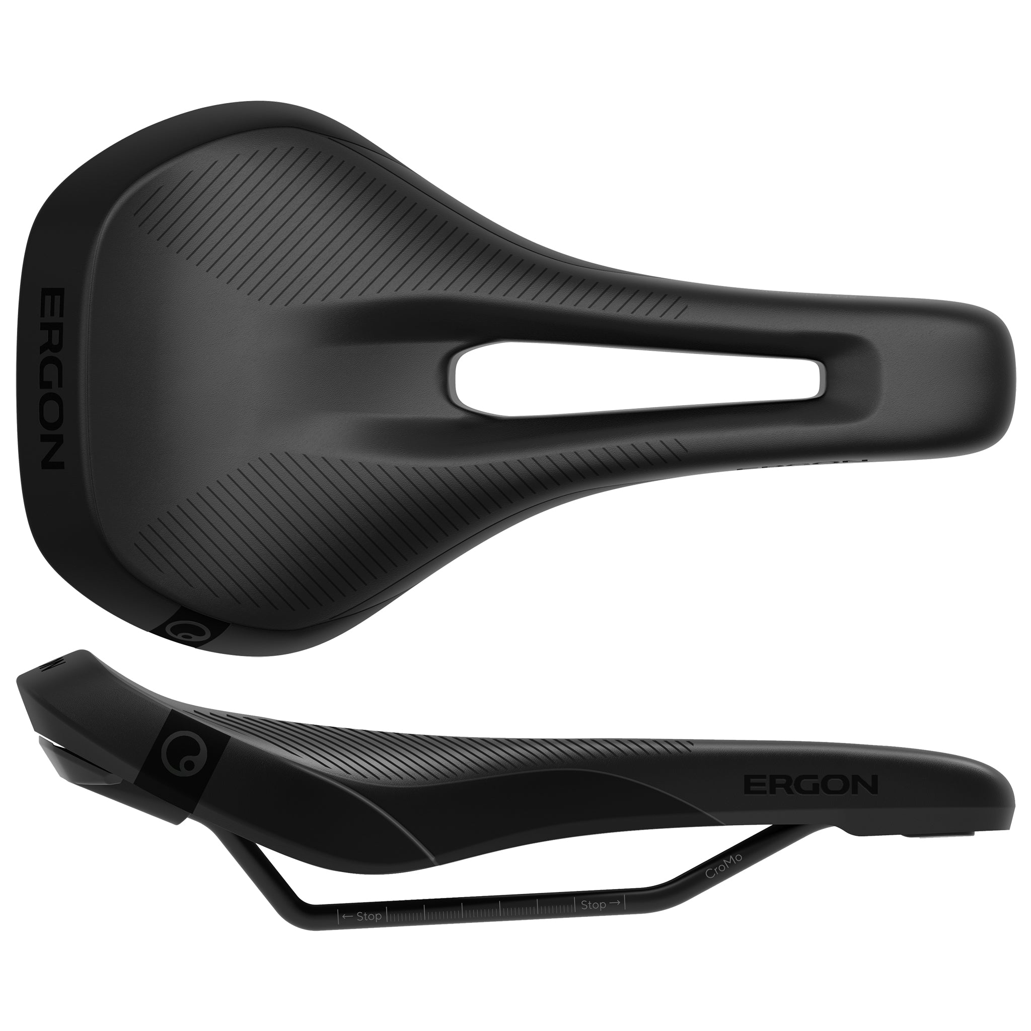 Ergon SM E-Mountain Pro Women's Saddle, M/L, Stealth-0
