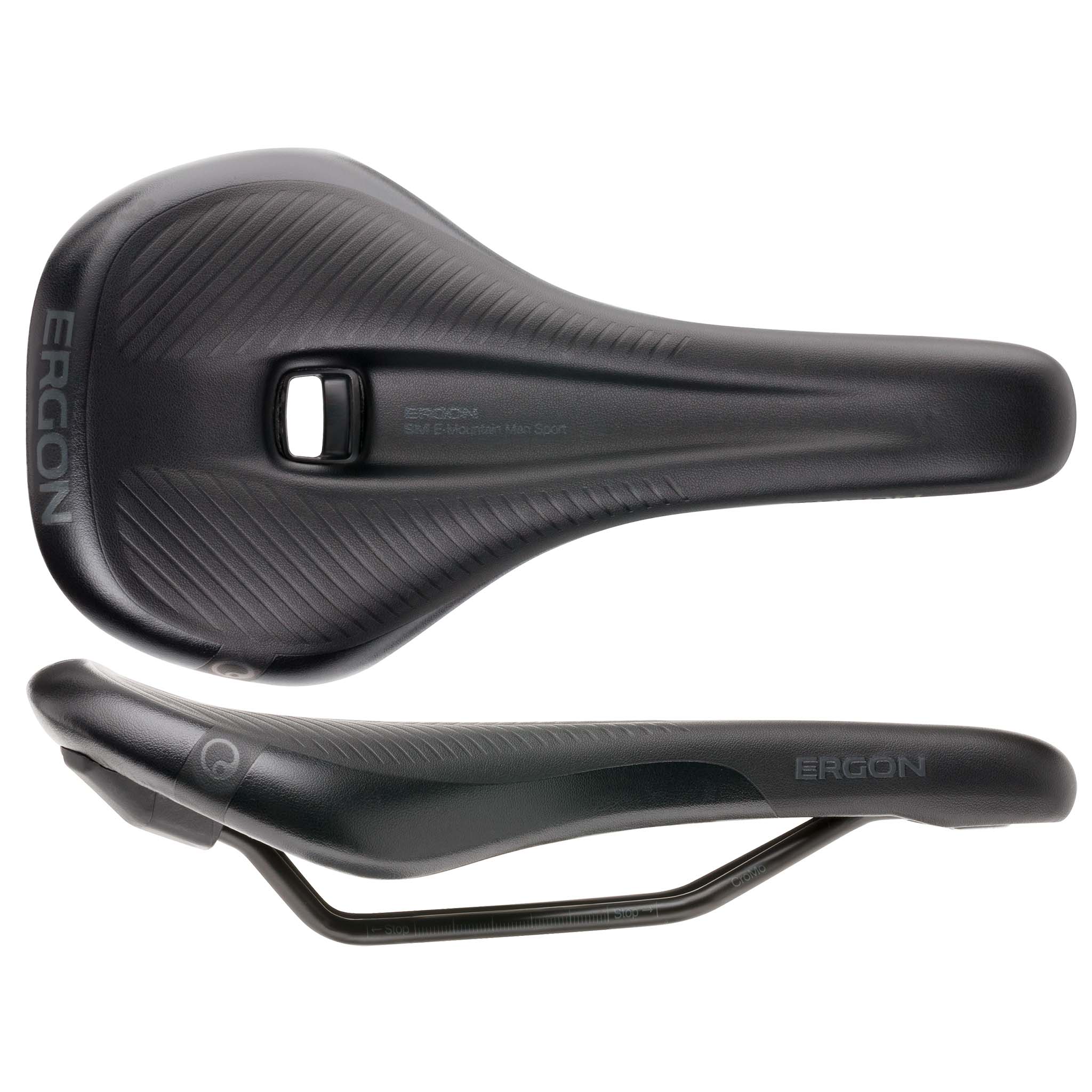 Ergon SM E-Mountain Sport Men's Saddle, S/M, Stealth-0