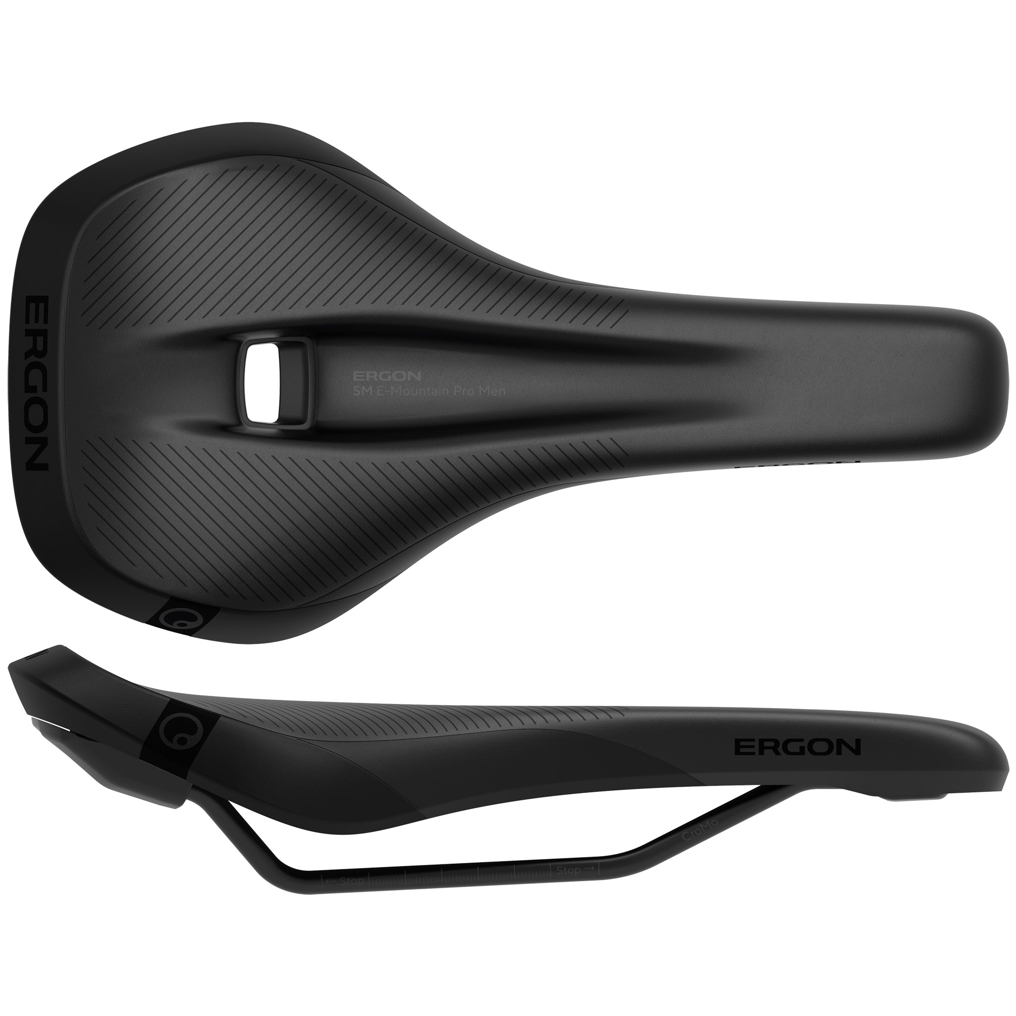 Ergon SM E-Mountain Pro Men's Saddle, S/M, Stealth-0