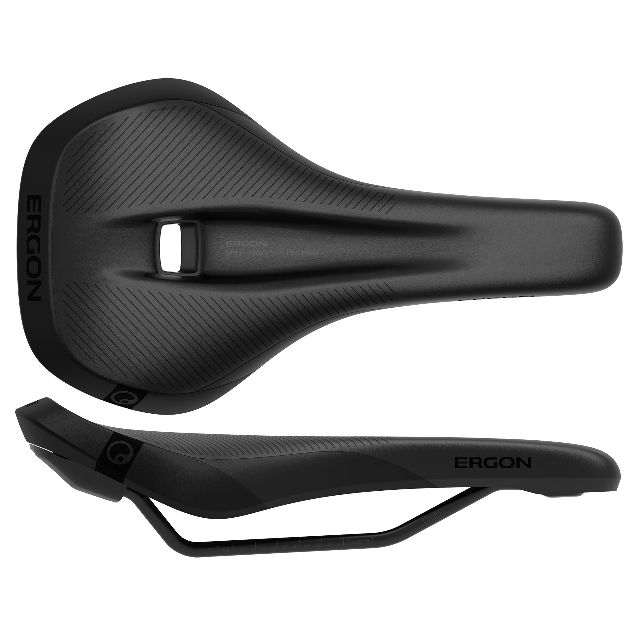 Ergon SM E-Mountain Pro Men's Saddle, M/L, Stealth-0