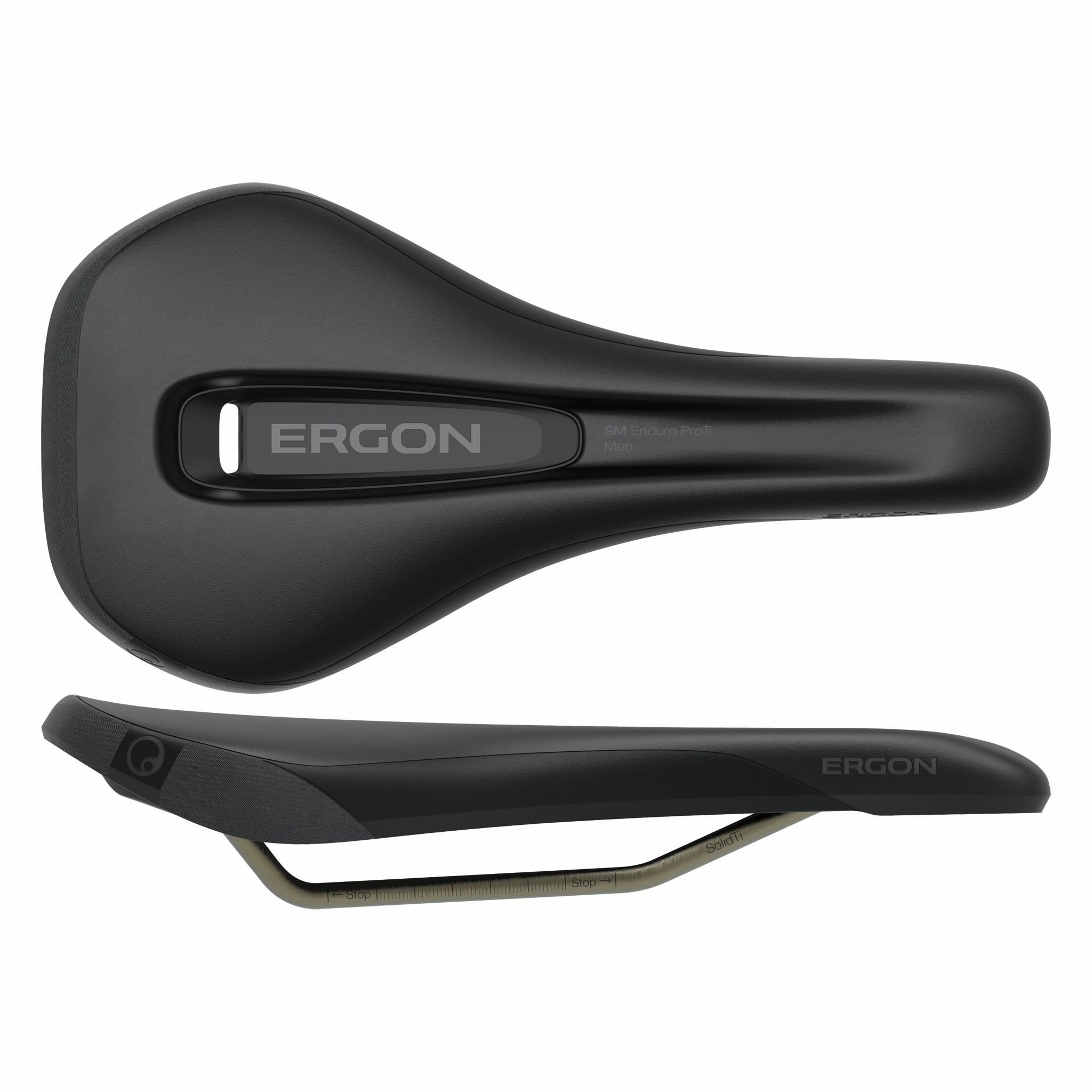 Ergon SM Enduro Pro Saddle, Small/Medium, Stealth-0