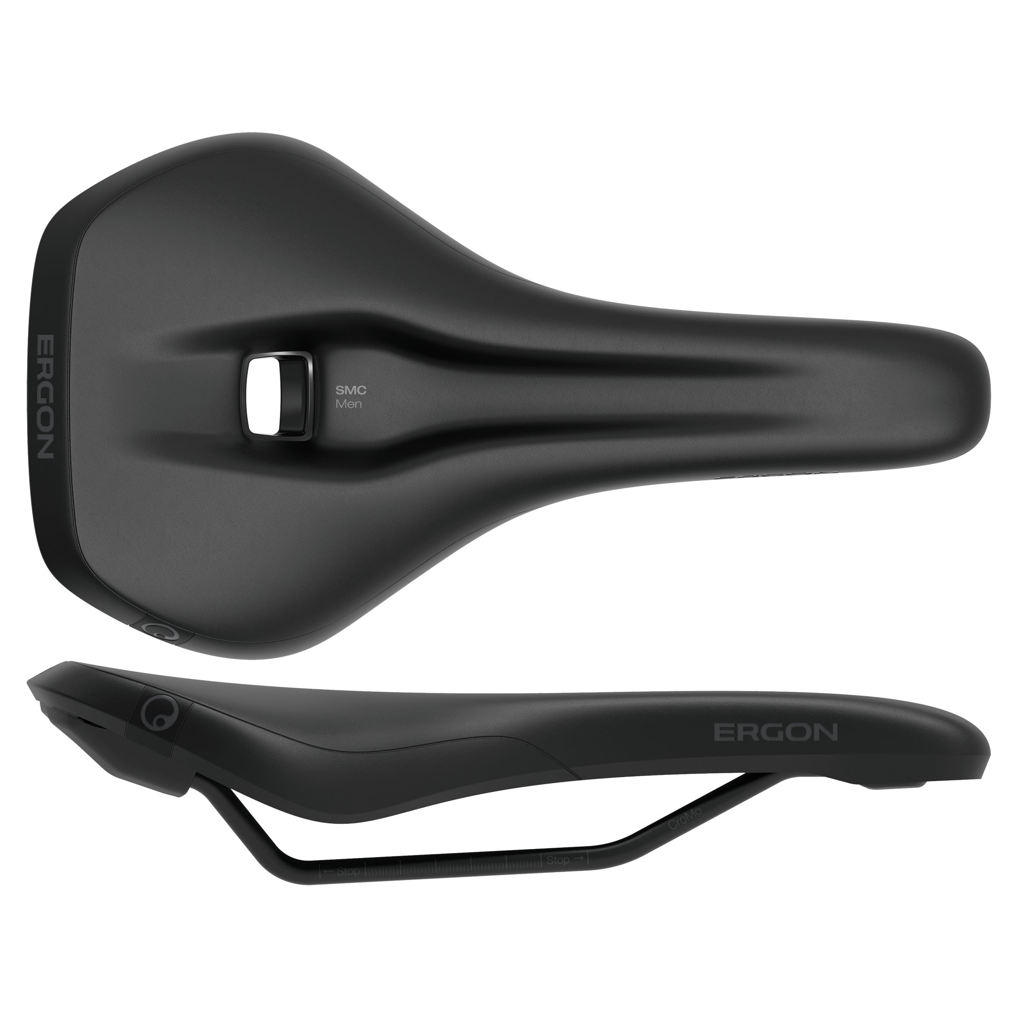 Ergon SMC Men's Saddle, Medium/Large, Stealth-0