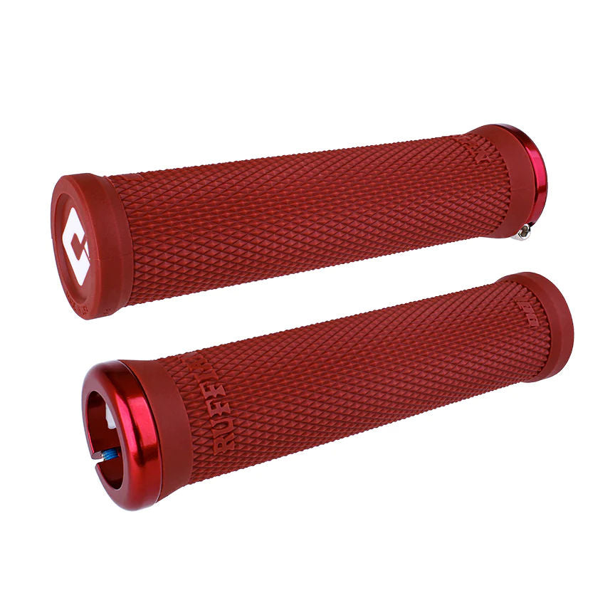 ODI Lock-On MTB, Ruffian V2.1 - Dark Red/Red-0