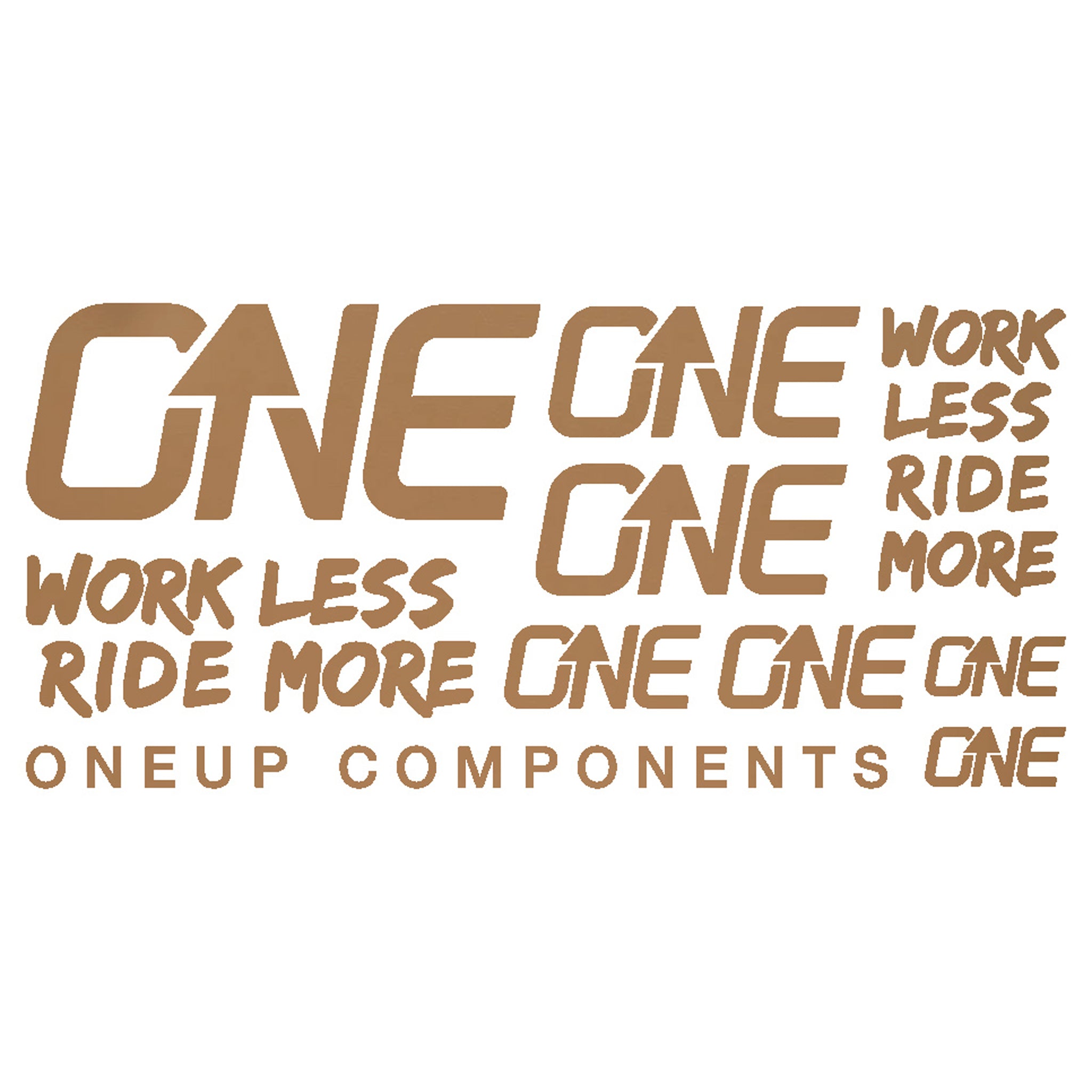 OneUp Components Riser Bar Decal Kit, Matte Bronze-0