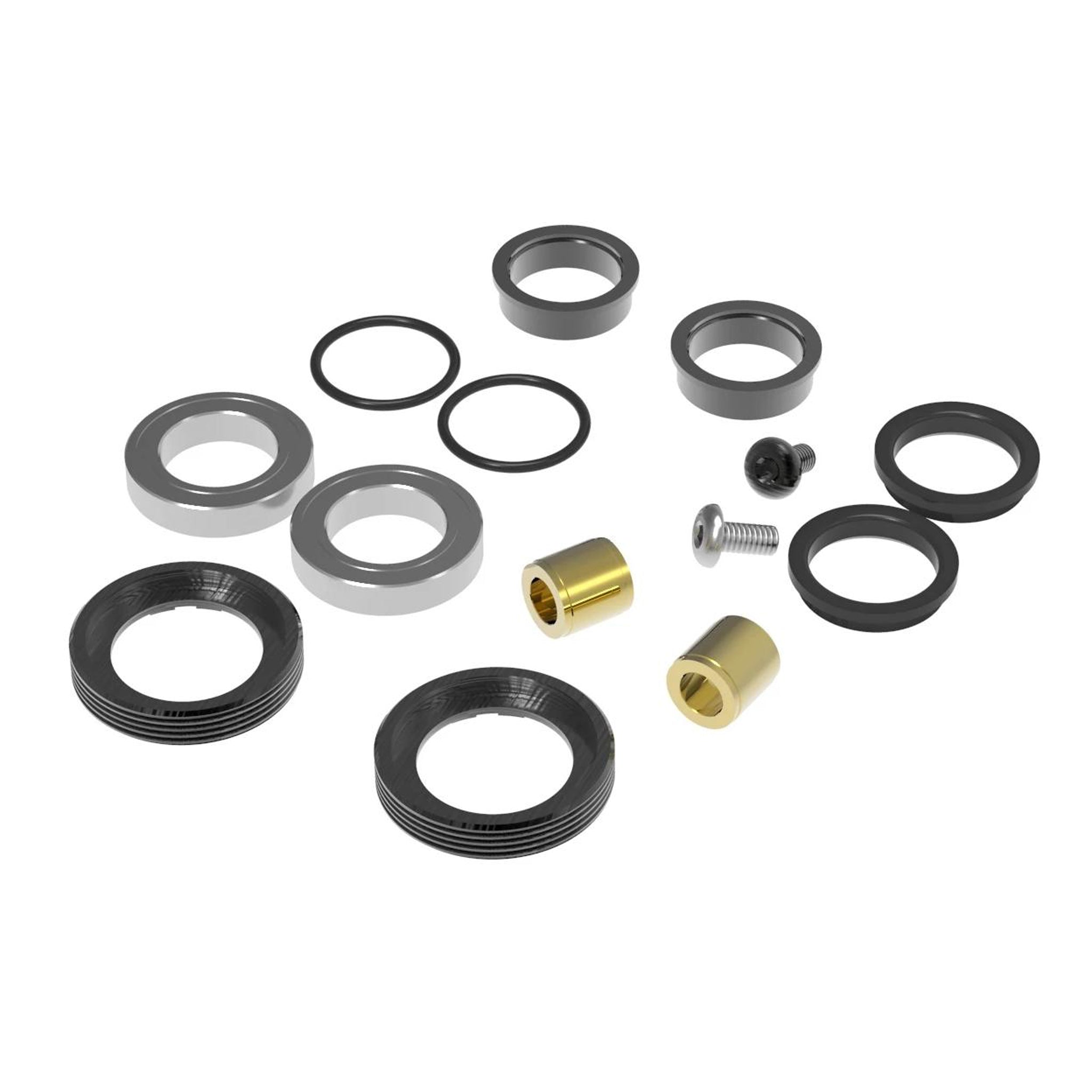OneUp Components Aluminum Pedal Bearing Rebuild Kit-0