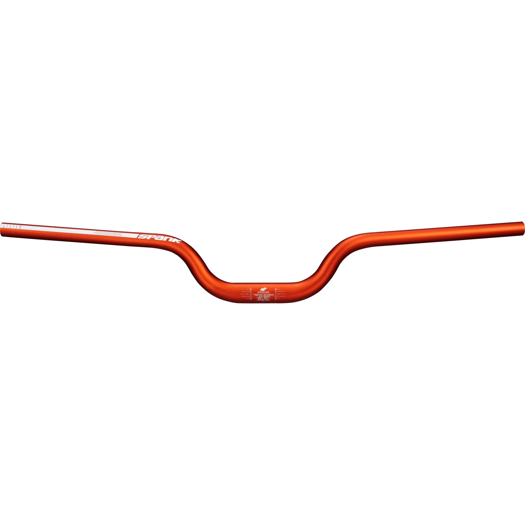 Spank Spoon 800 Riser Bar, (31.8) 75mm/800mm, Orange-0