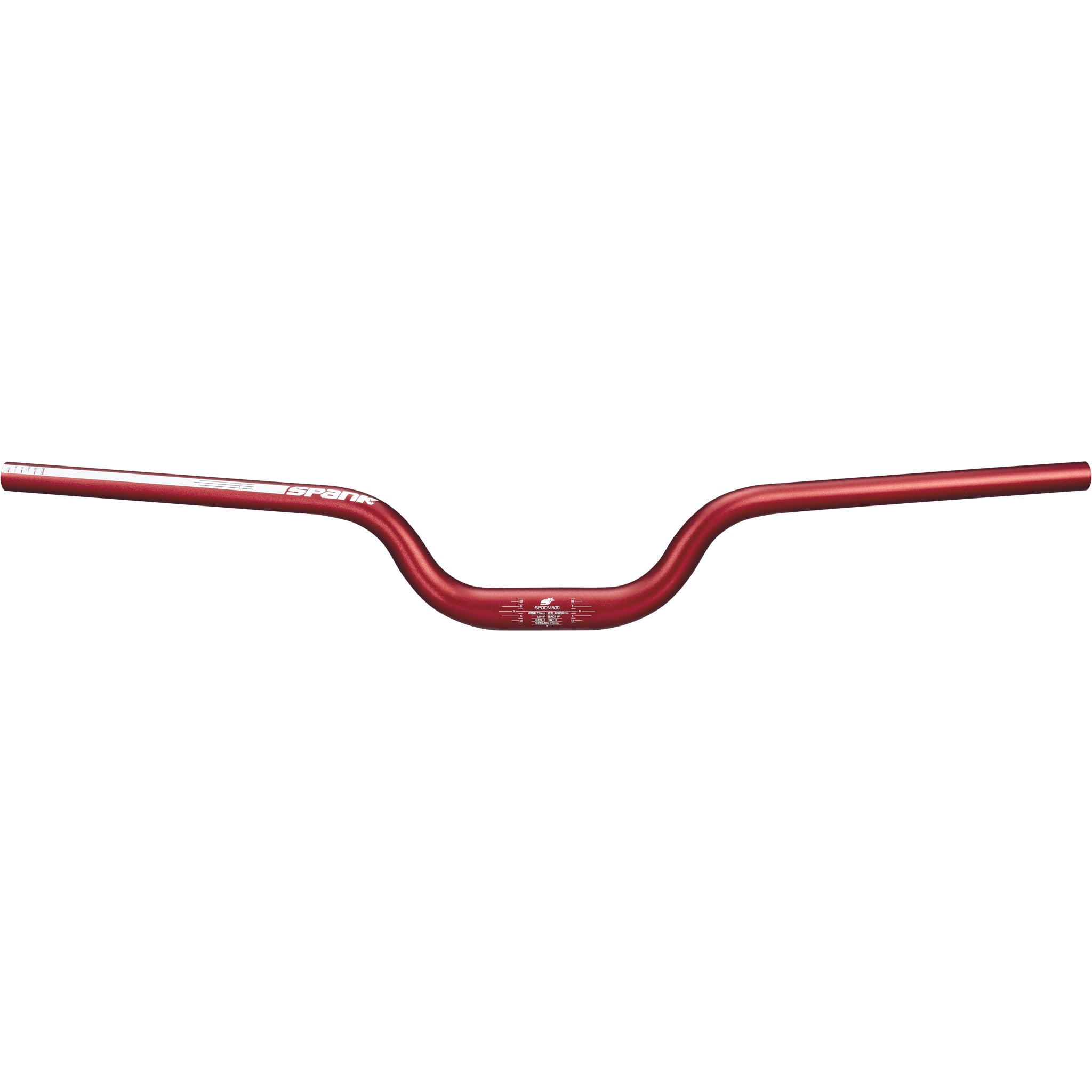 Spank Spoon 800 Riser Bar, (31.8) 75mm/800mm, Red-0