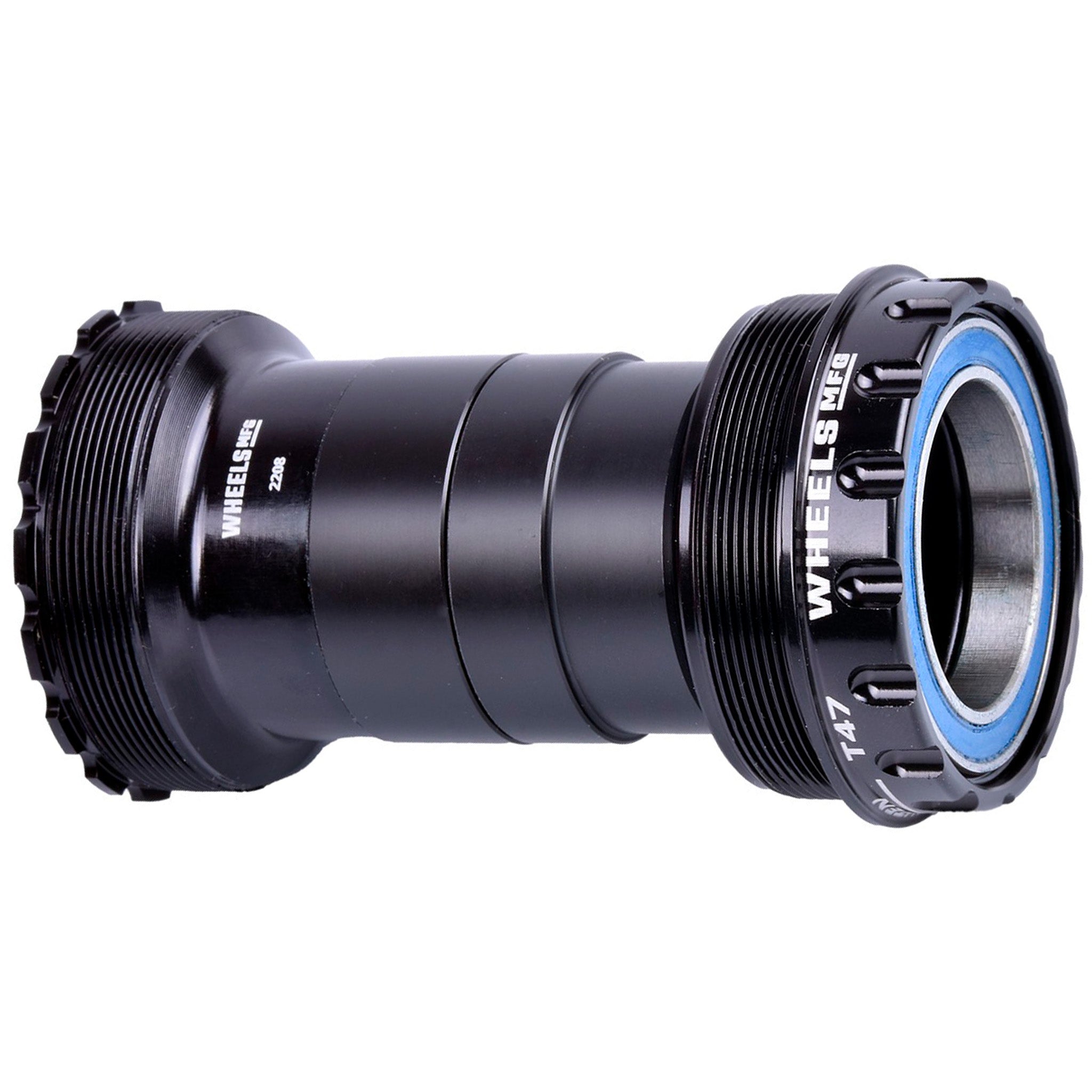 Wheels Mfg T47A Threaded BB, SRAM DUB, Base - Black-0