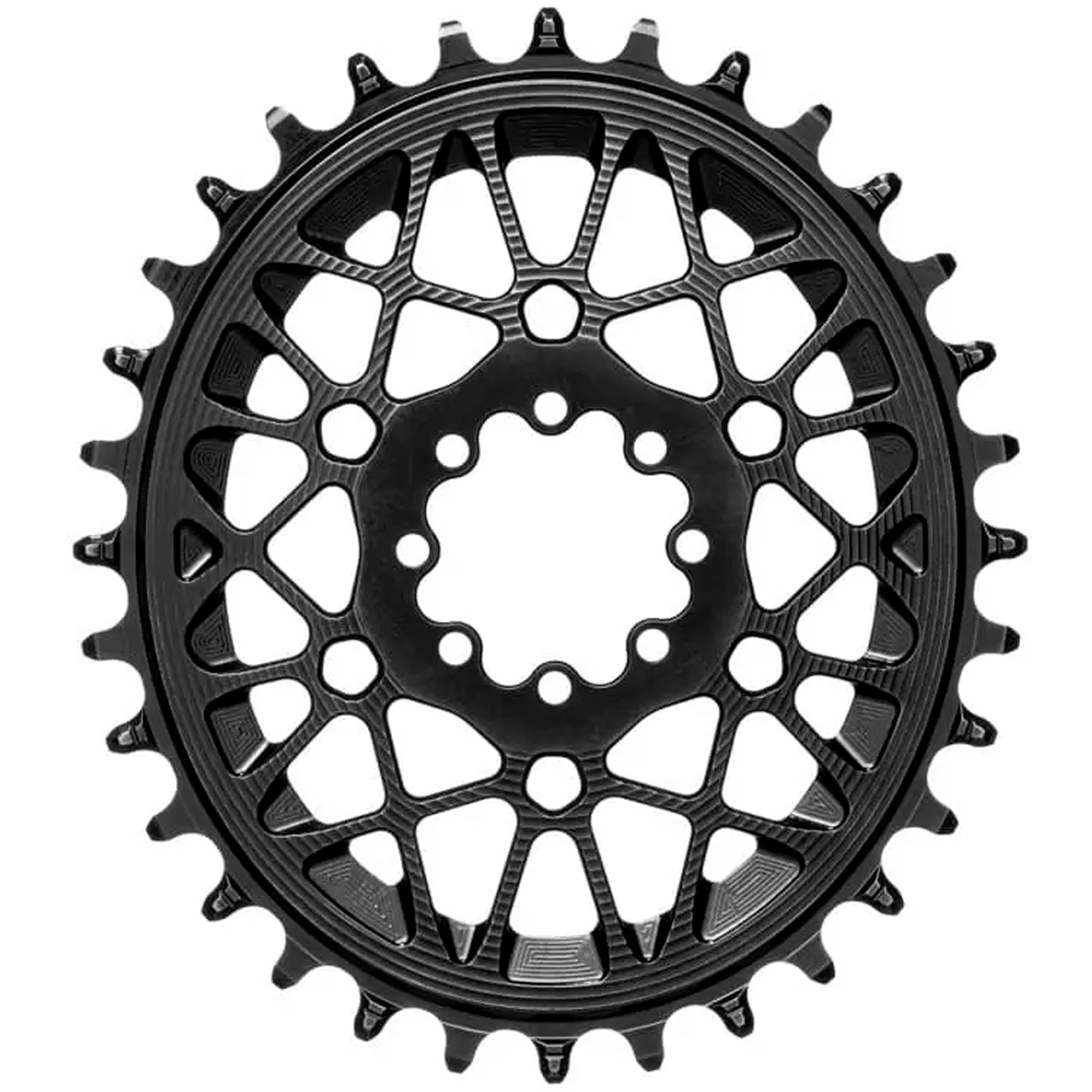 Absolute Black Oval SRAM T-Type DM 8-Hole Boost Chainring, 36T, Blk-0