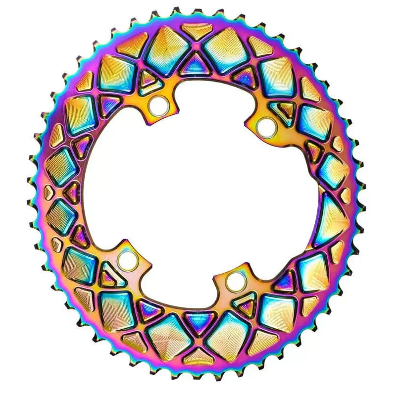 Absolute Black Premium Oval Road 39T, Shimano 9100/8000 - PVD -0