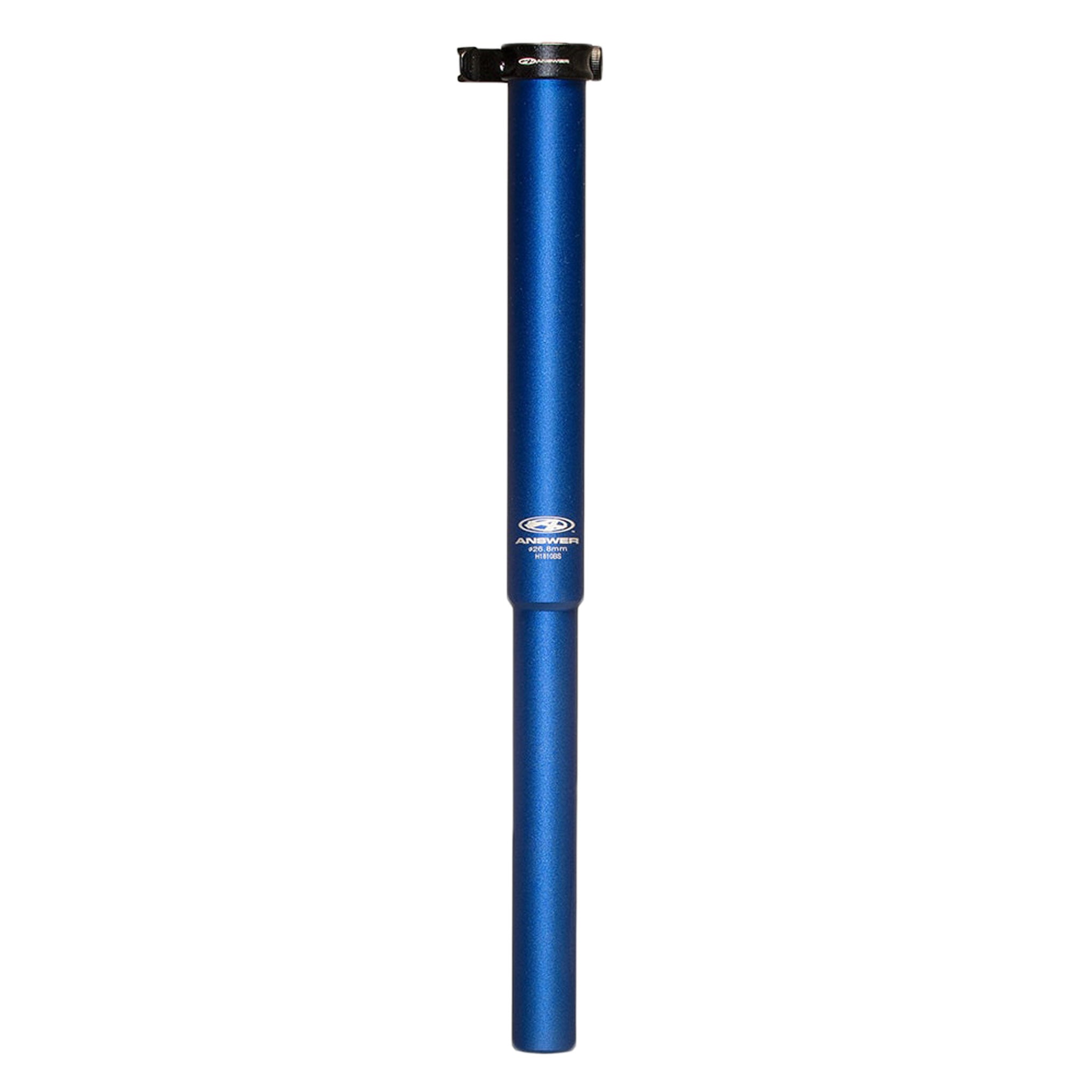AnswerBMX Seatpost Extender, 27.2x407mm, Blue-0