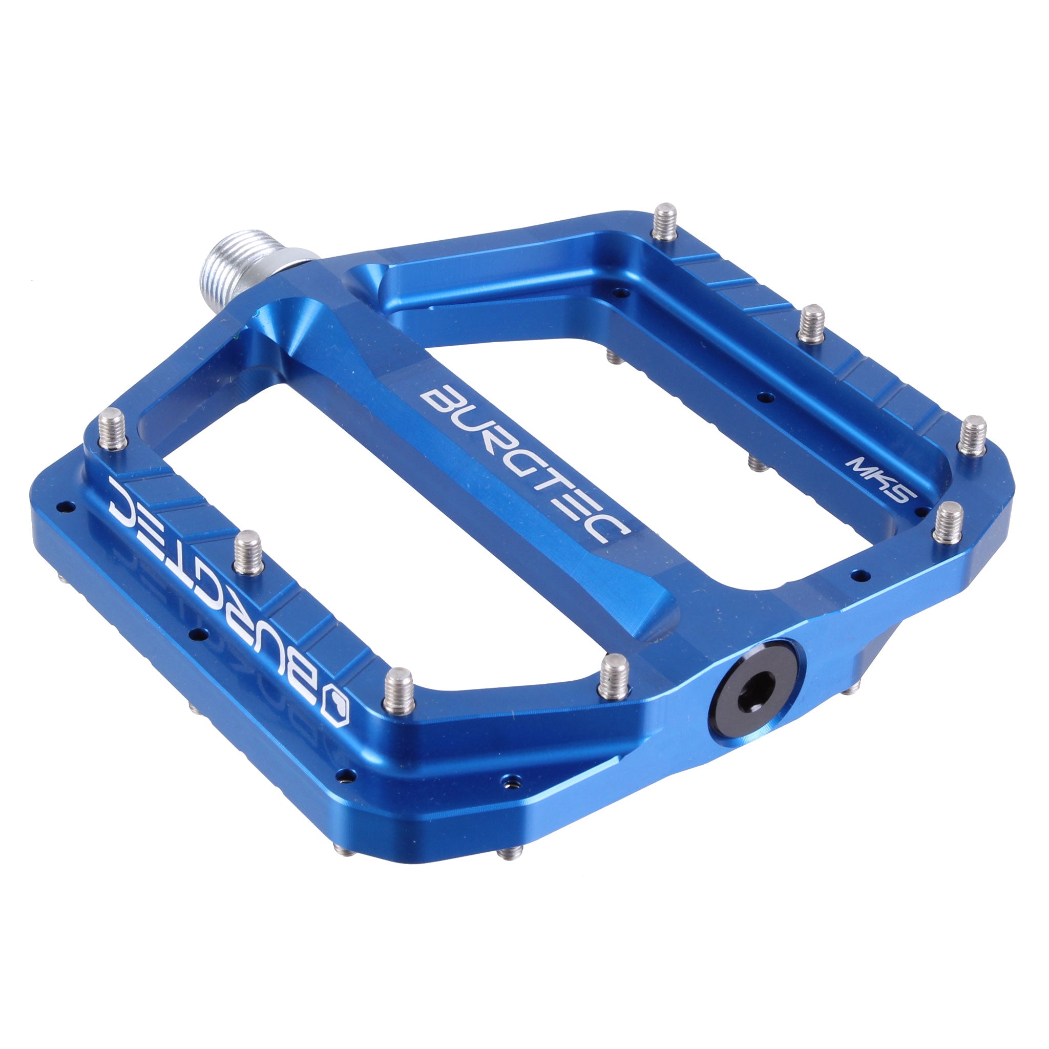 Burgtec Penthouse MK5 Pedals, CrMo, Deep Blue-0