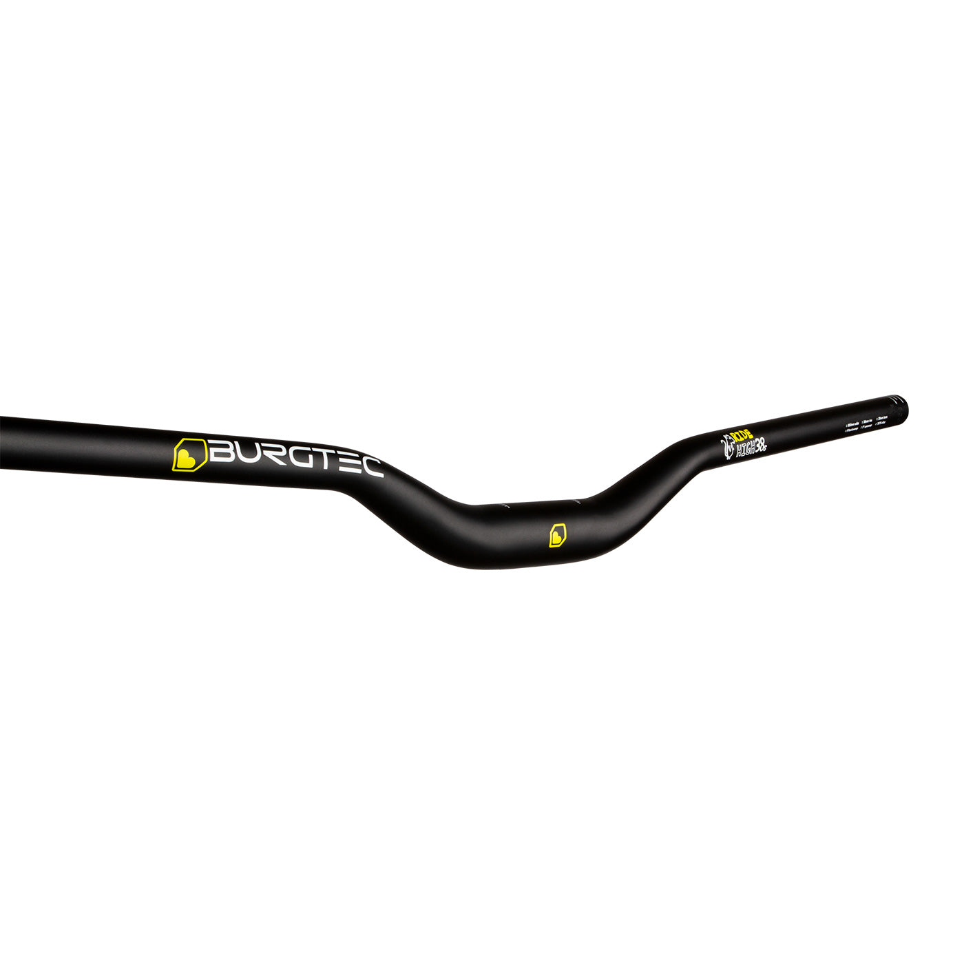 Burgtec Josh Bryceland Ride Wide Rise Bar, (35) 38/800mm, Blk-0