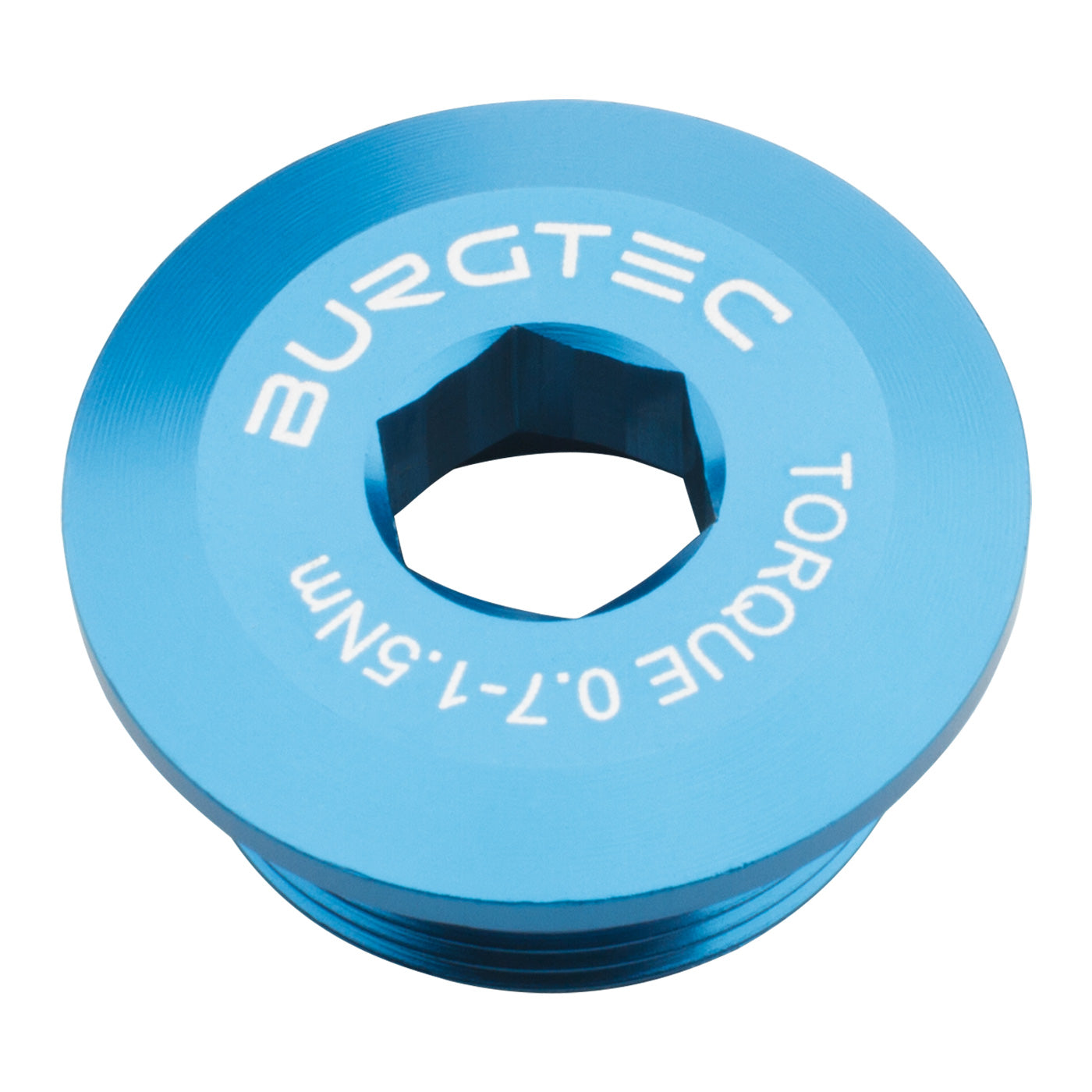 Burgtec Shimano Crank Bolt, Deep Blue-0