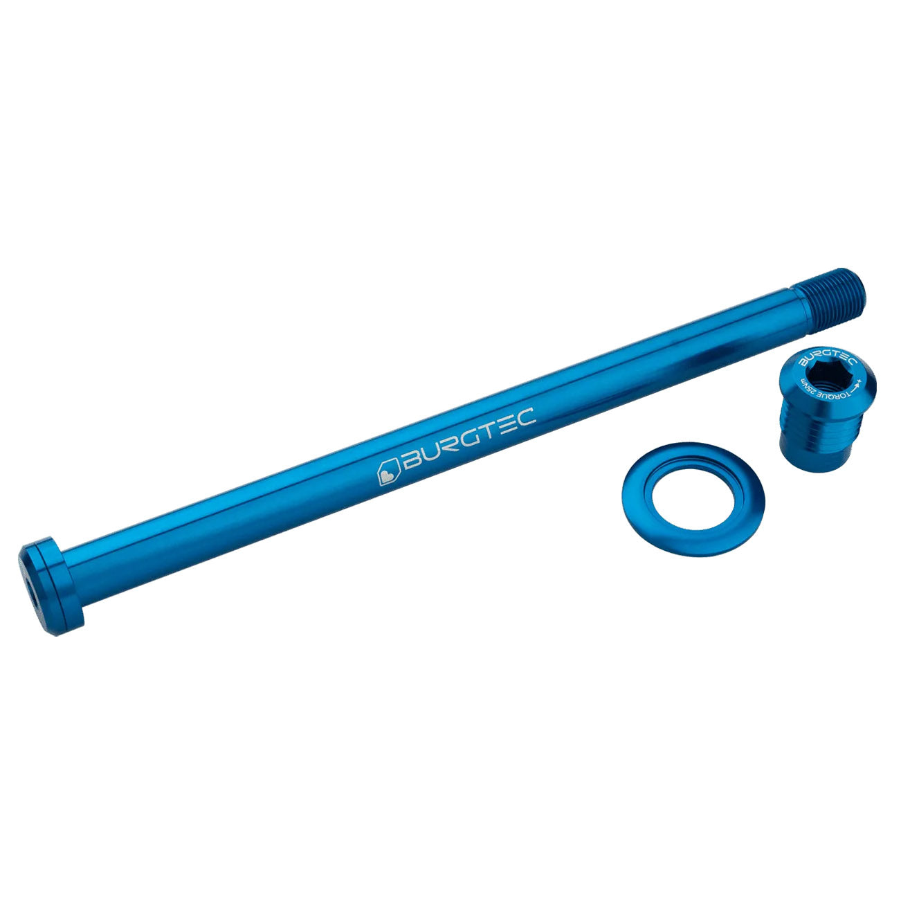 Burgtec Trek 184.5mm Rear Axle, Deep Blue-0