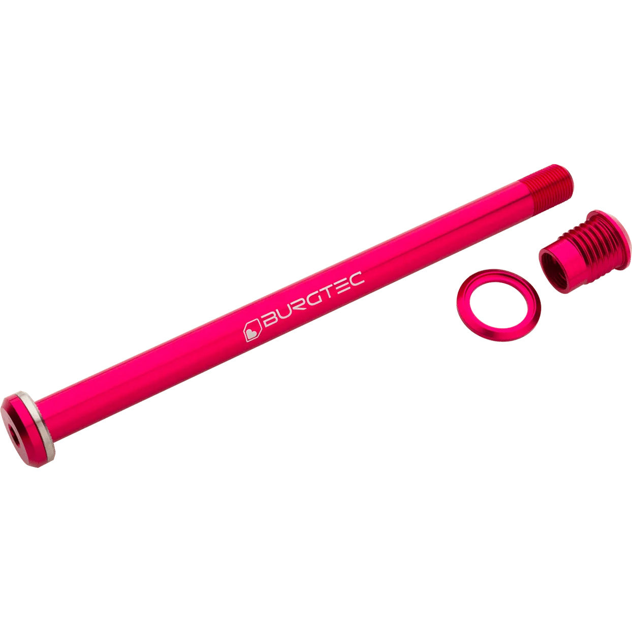 Burgtec Santa Cruz Rear Axle, 12x173.7mm, Toxic Pink-0