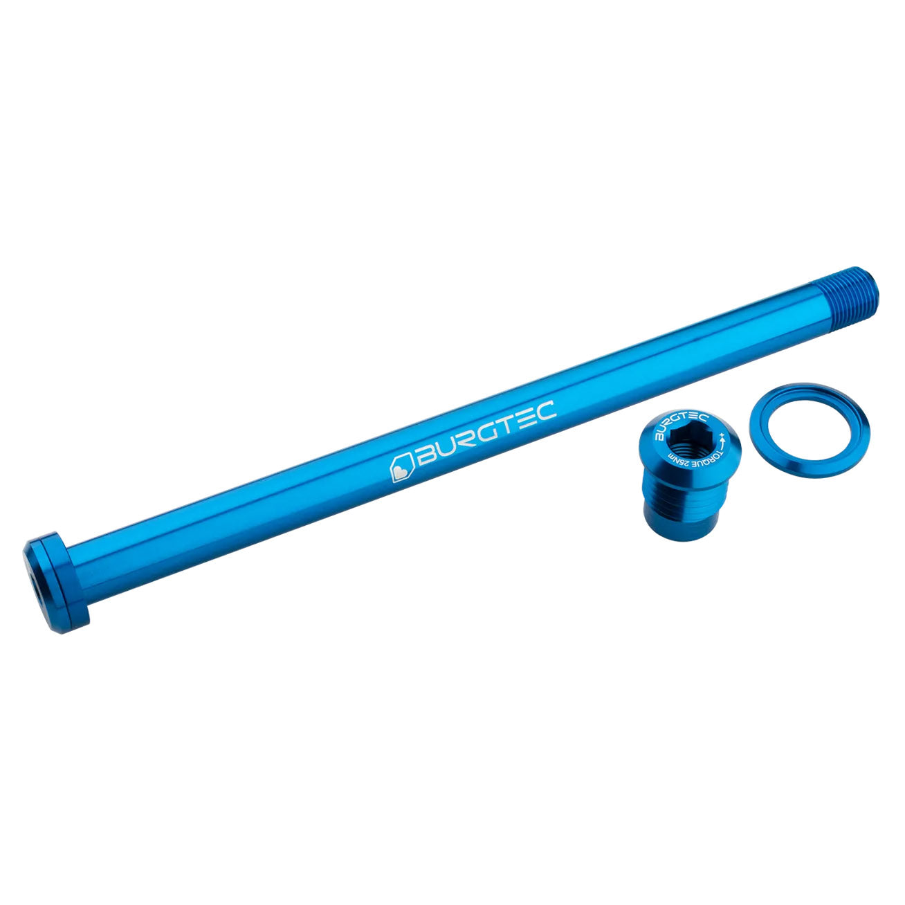 Burgtec 180mm x 12mm 1.00mm Pitch Rear Axle, Deep Blue-0