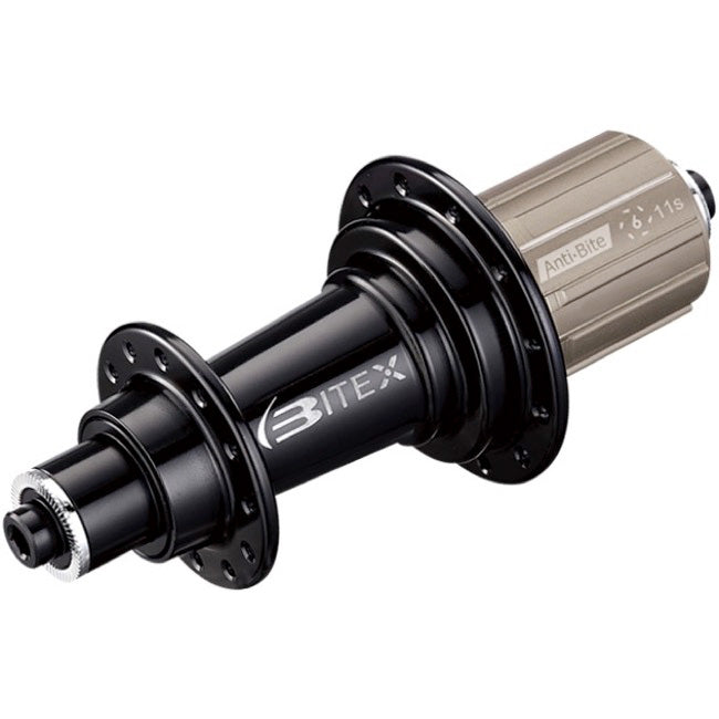 Bitex Hub Rear, Non-Disc (RAR12) QRx130, 32h, Black-0