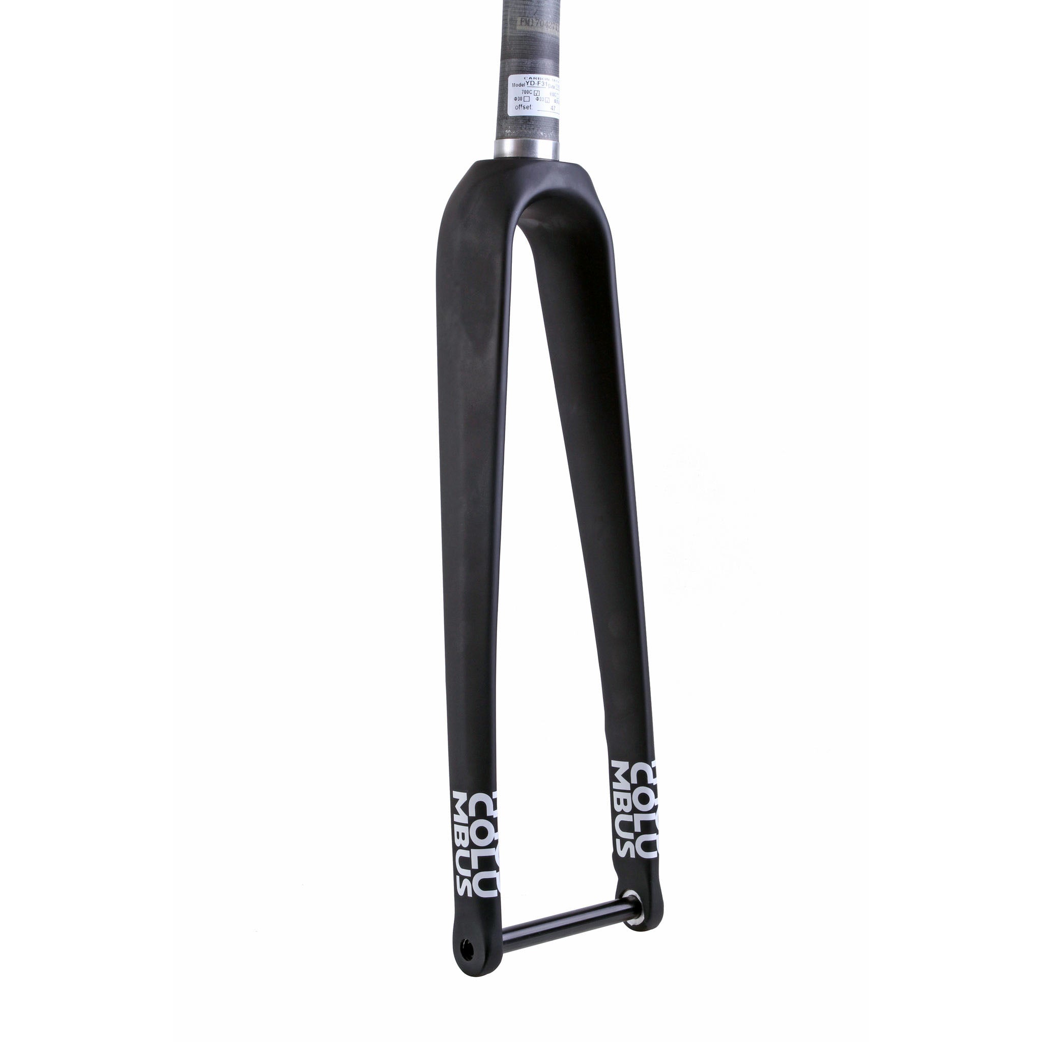 Columbus Futura Gravel Carbon Fork 1-1/4" Tapered Black-0
