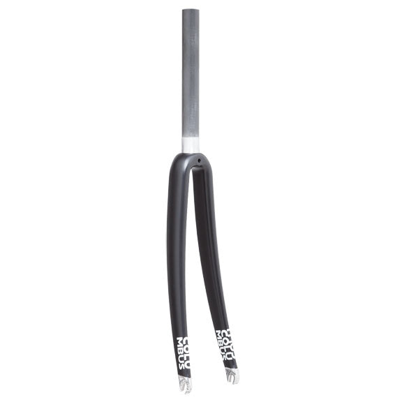 Columbus Minimal Carbon Fork 1" Straight, 45mm Rake, Black-0