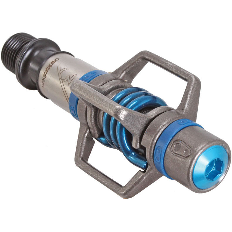 Crankbrothers Egg Beater 3 Pedals, Electric Blue Spring-0