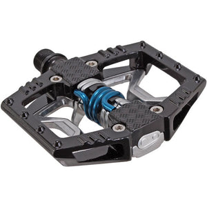 Crankbrothers Double Shot 2 Hybrid Pedals, Black/Raw-0