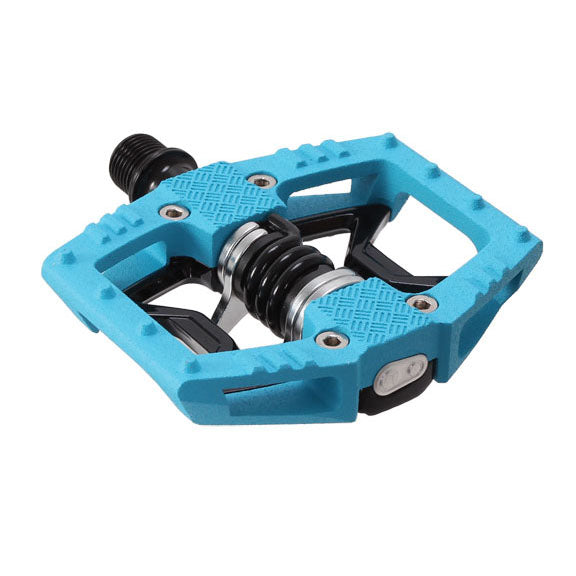 Crankbrothers Double Shot 2 Hybrid Pedals, Blue/Black-0