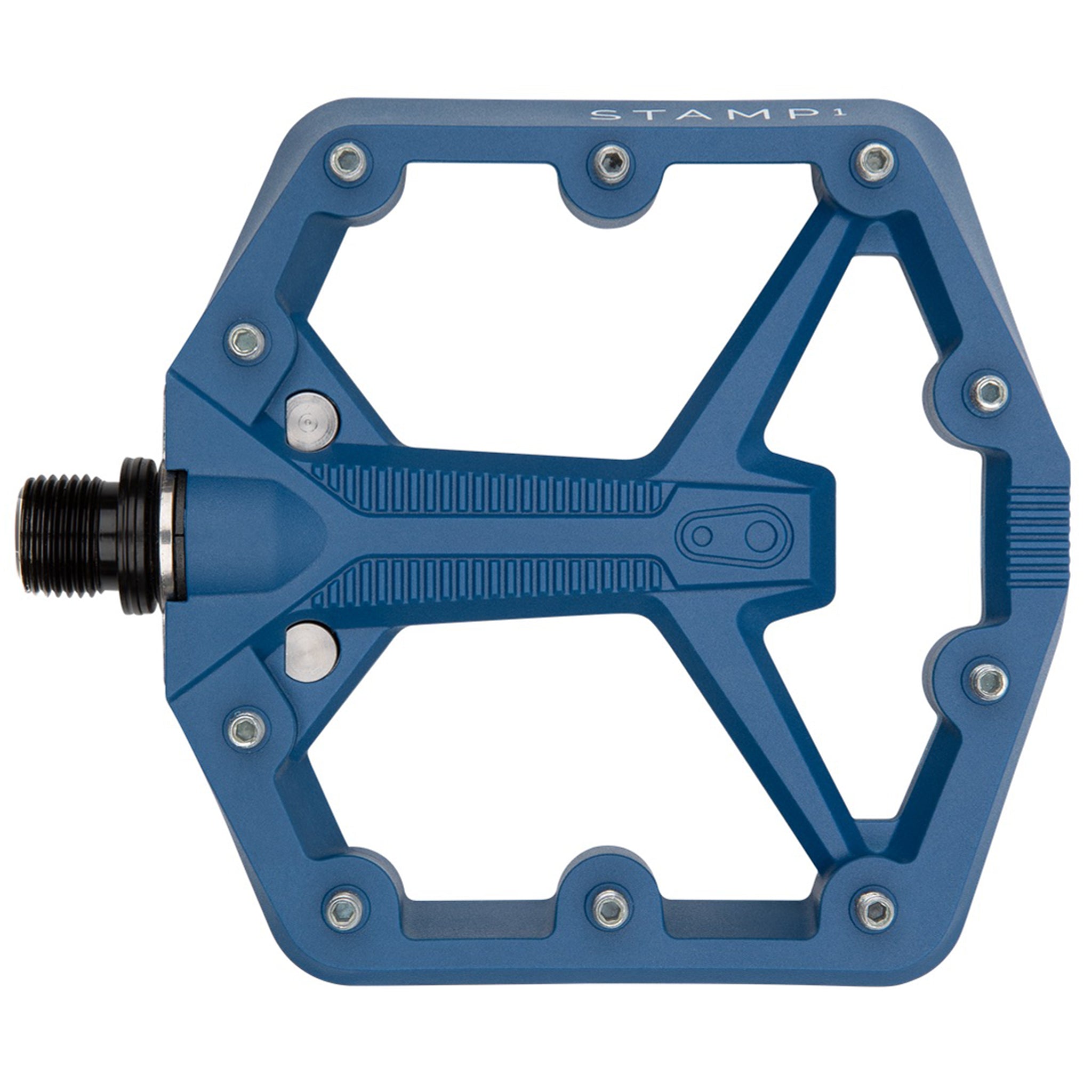 Crankbrothers Stamp 1 Gen 2 Small Platform Pedals, Navy Blue-0
