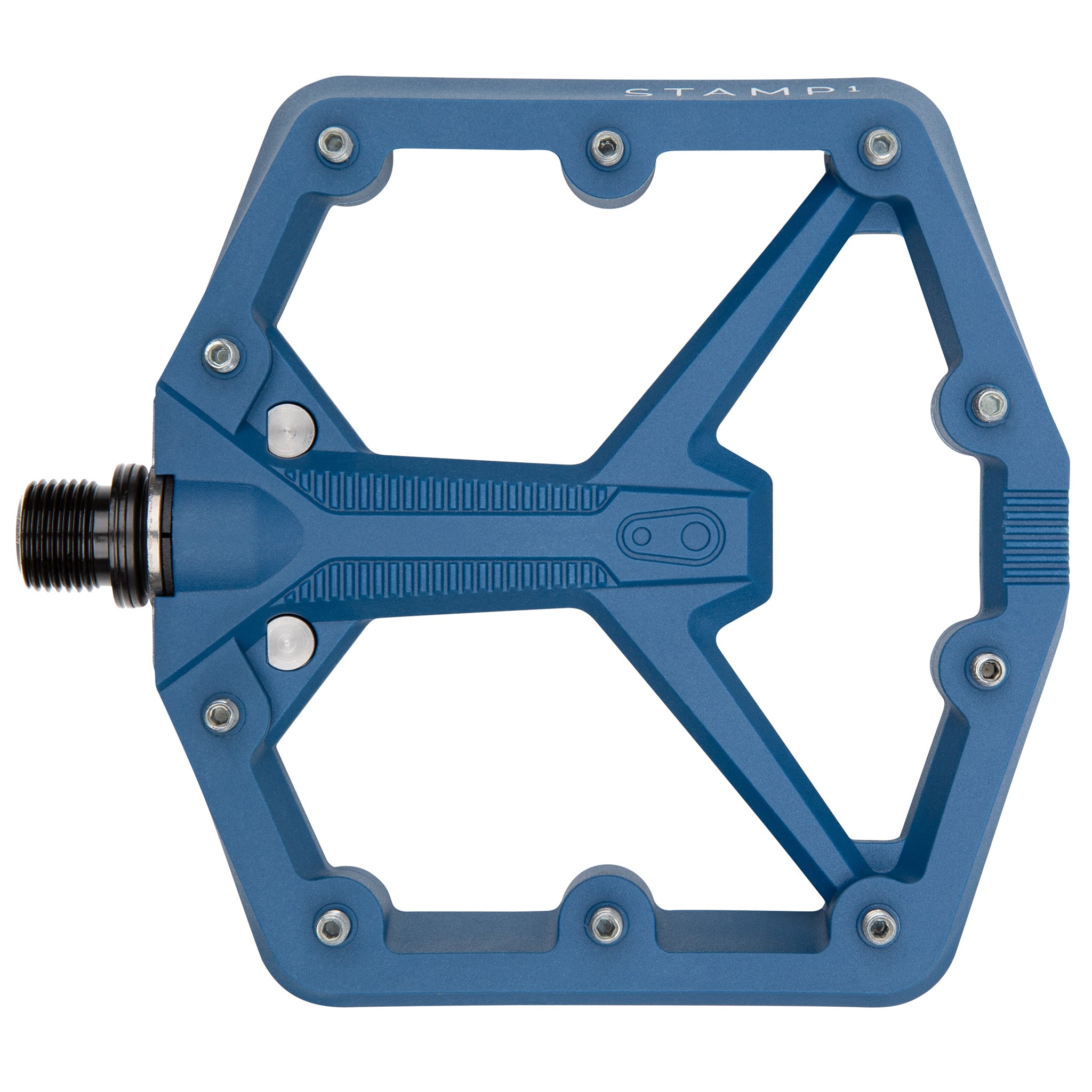 Crankbrothers Stamp 1 Gen 2 Large Platform Pedals, Navy Blue-0