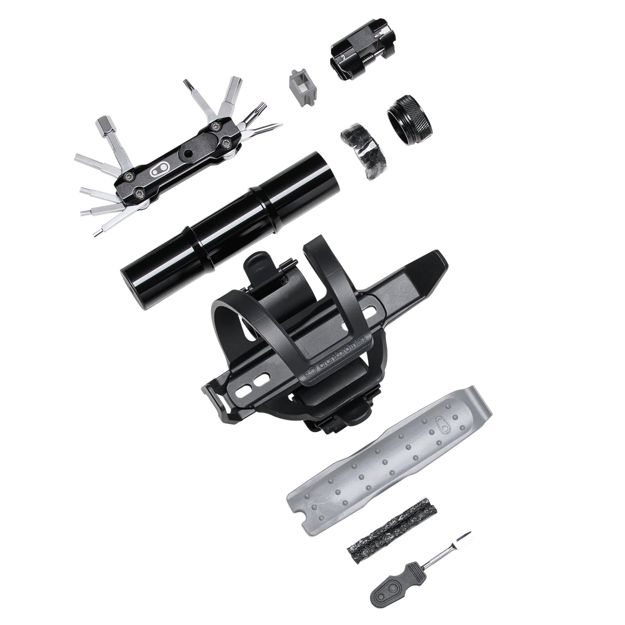 Crankbrothers S.O.S BC18 Bottle Cage Kit, Black-0