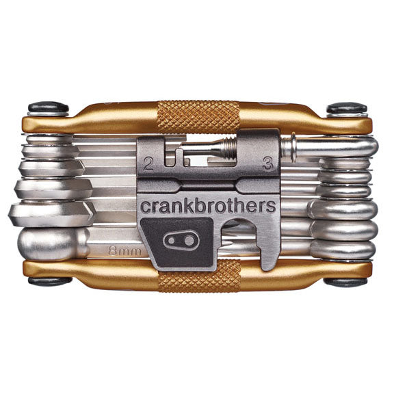 Crankbrothers Multi-19 Mini Tool with Flask, Gold-0