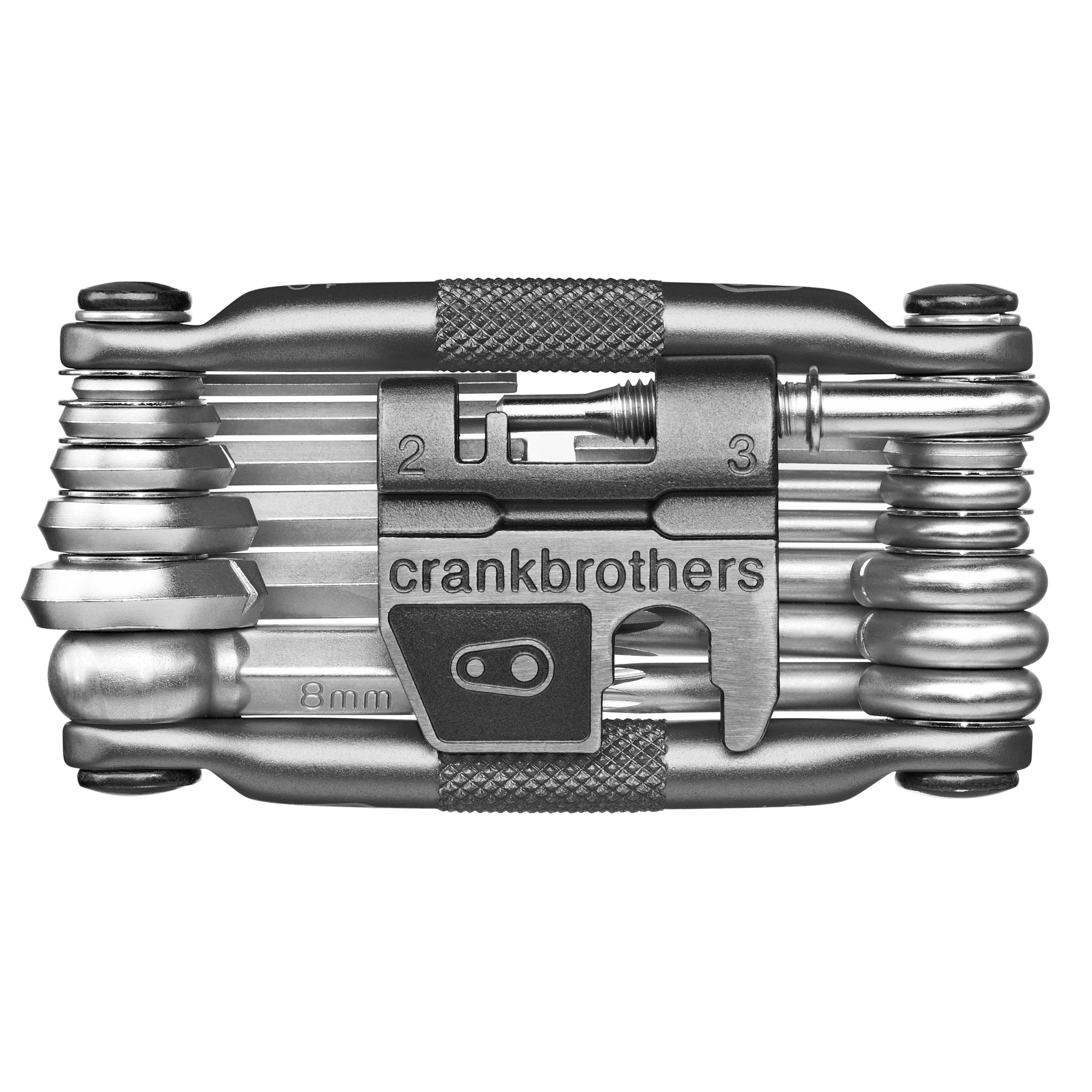 Crankbrothers Multi-19 Mini Tool with Flask, Nickel-0