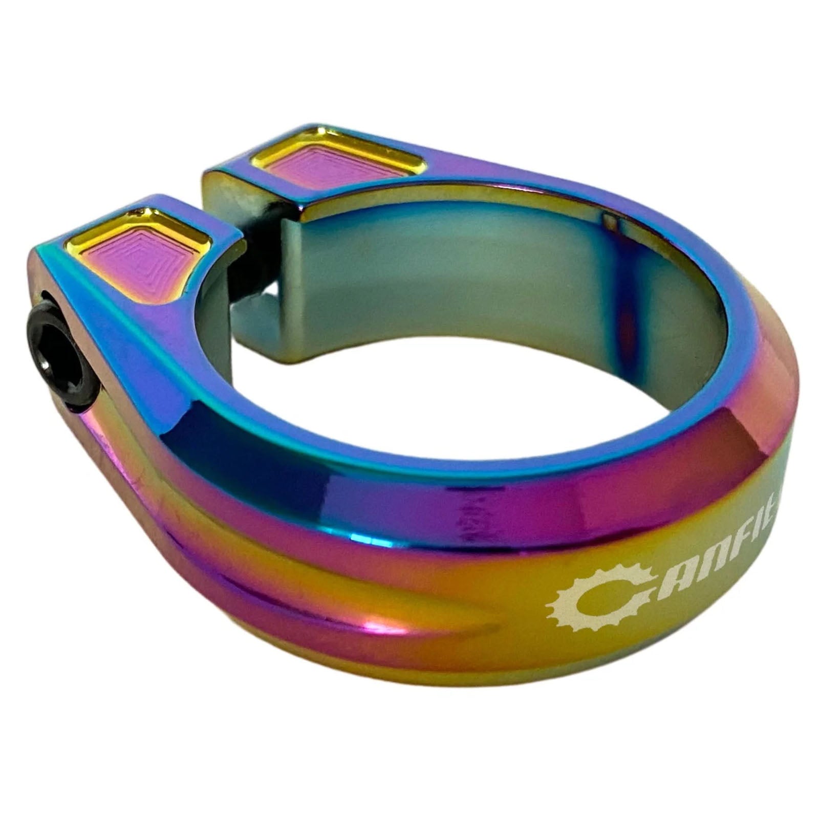 Canfield Seatpost Clamp, 34.9mm, Oil Slick-0