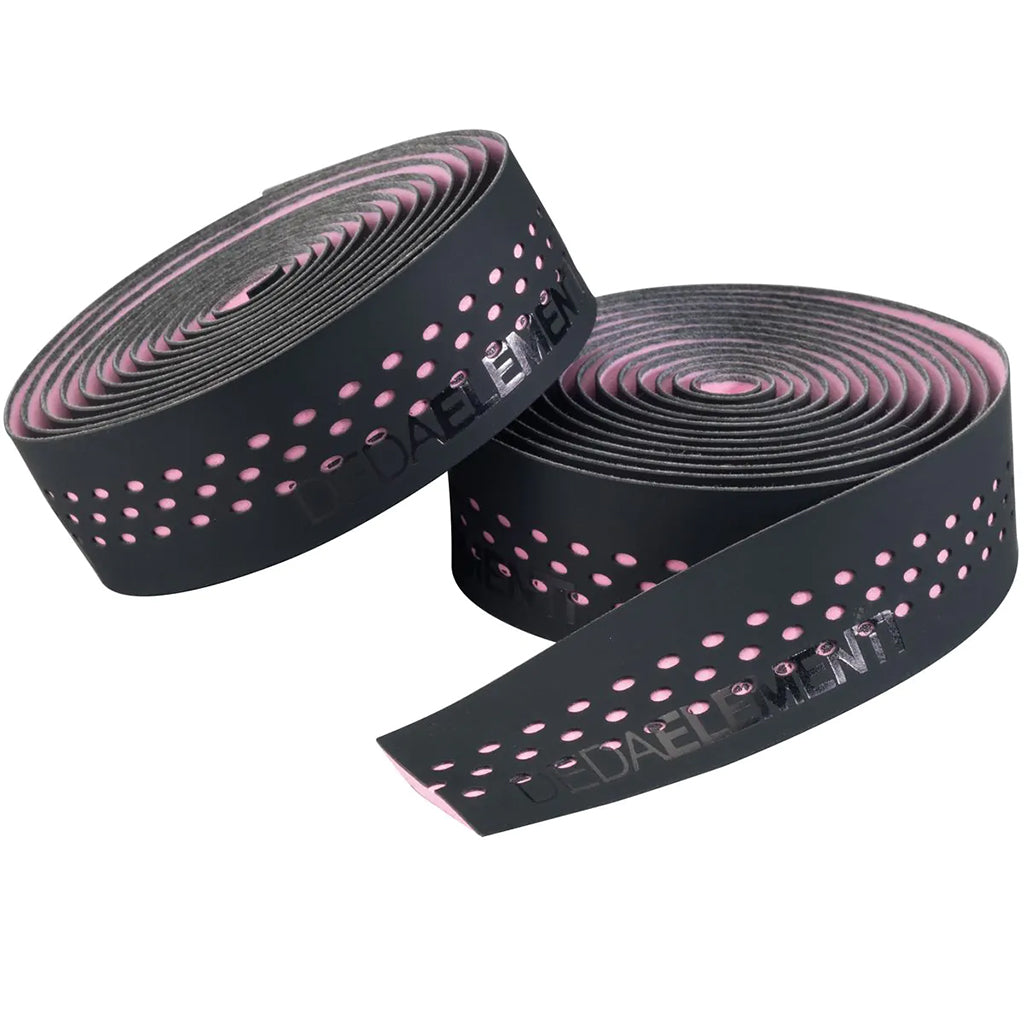 Deda Elementi Presa Handlebar Tape, Black/Pink-0