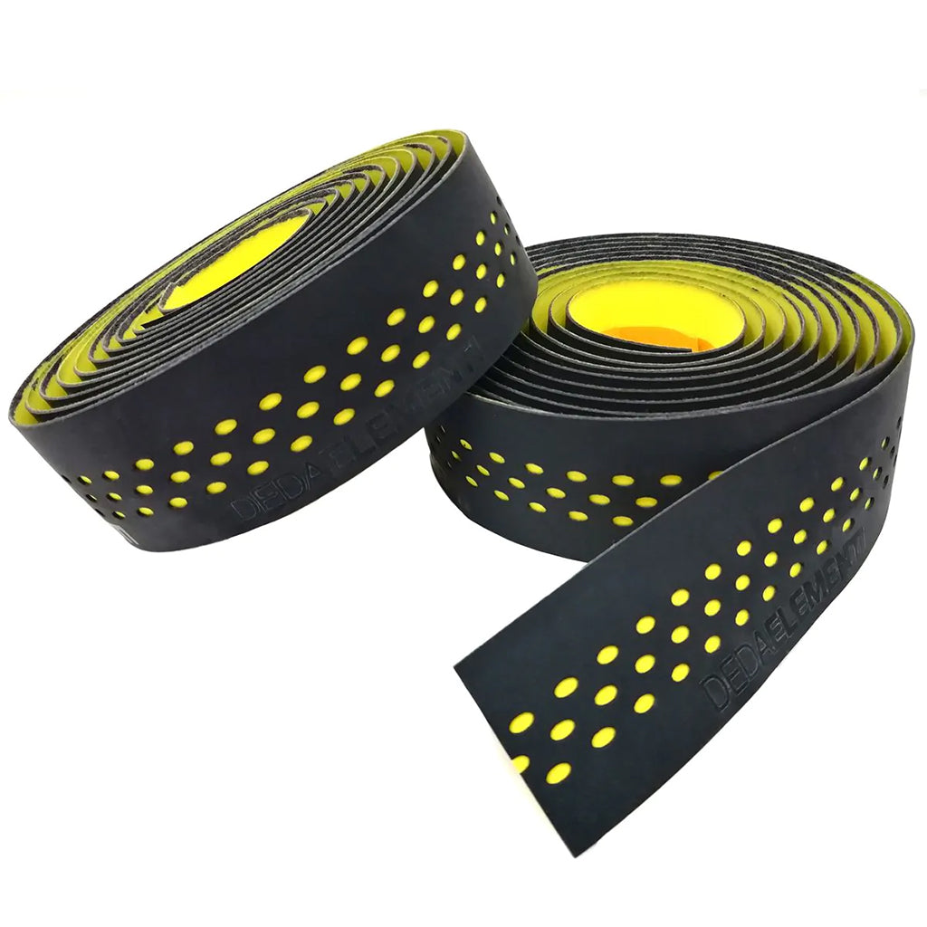 Deda Elementi Presa Handlebar Tape, Black/Yellow-0