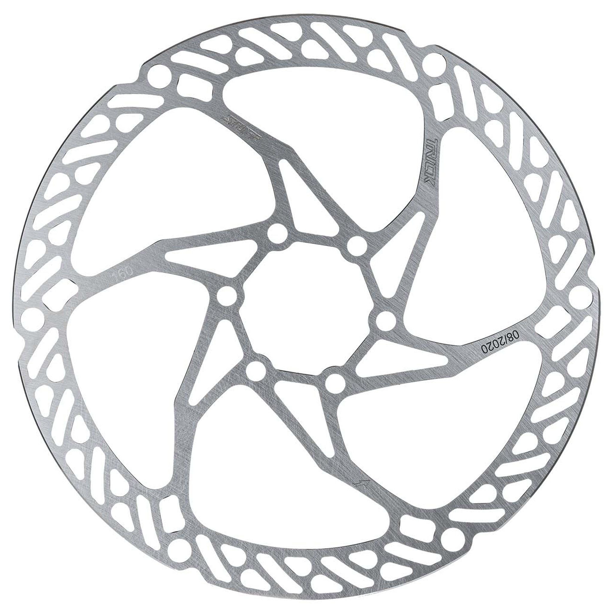 Trickstuff Ultra Light 160mm Rotor, 6-Bolt, Silver-0