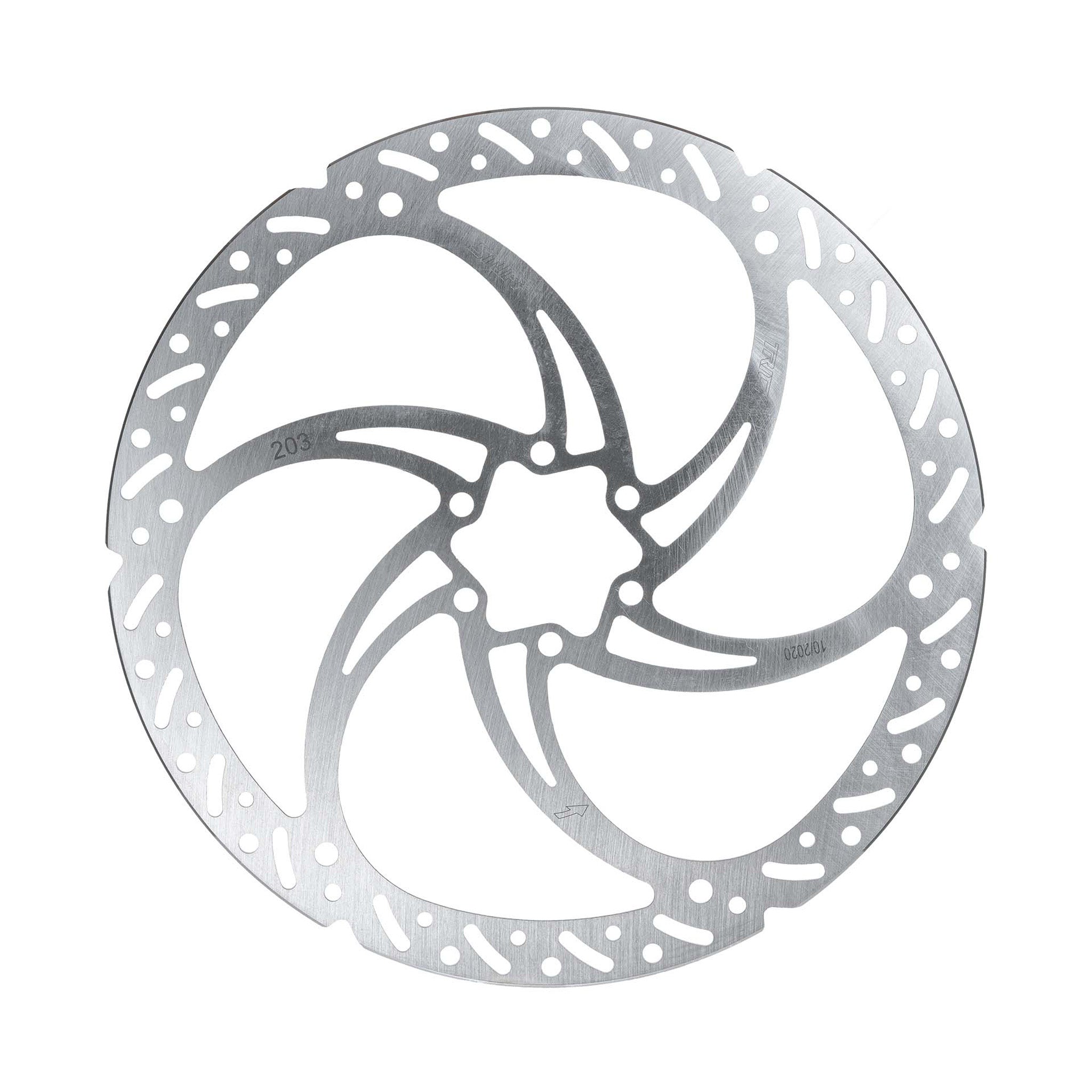 Trickstuff Heavy Duty 203mm Rotor, 6-Bolt, Silver-0