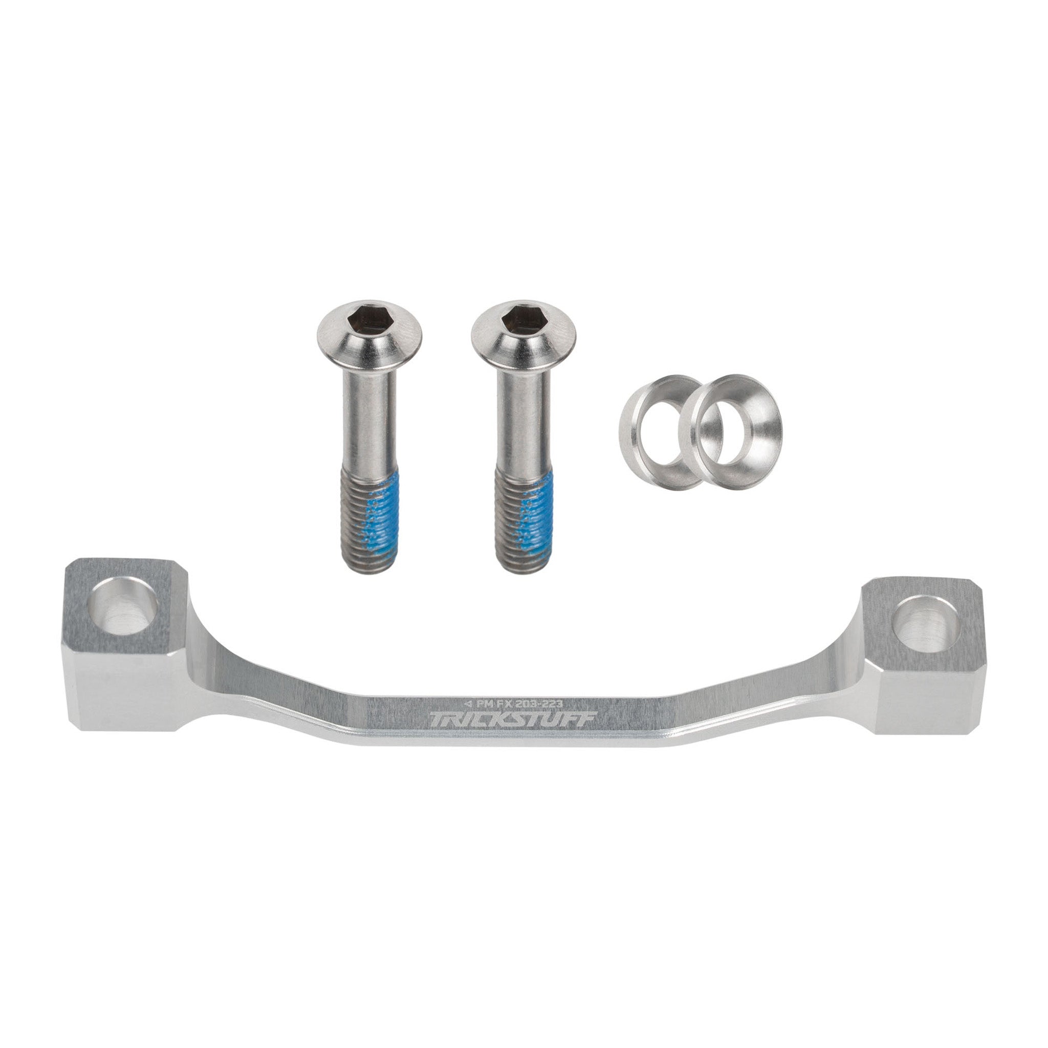 Trickstuff +20 PM 74mm Caliper Adapter, PM 203, Fox, Silver-0