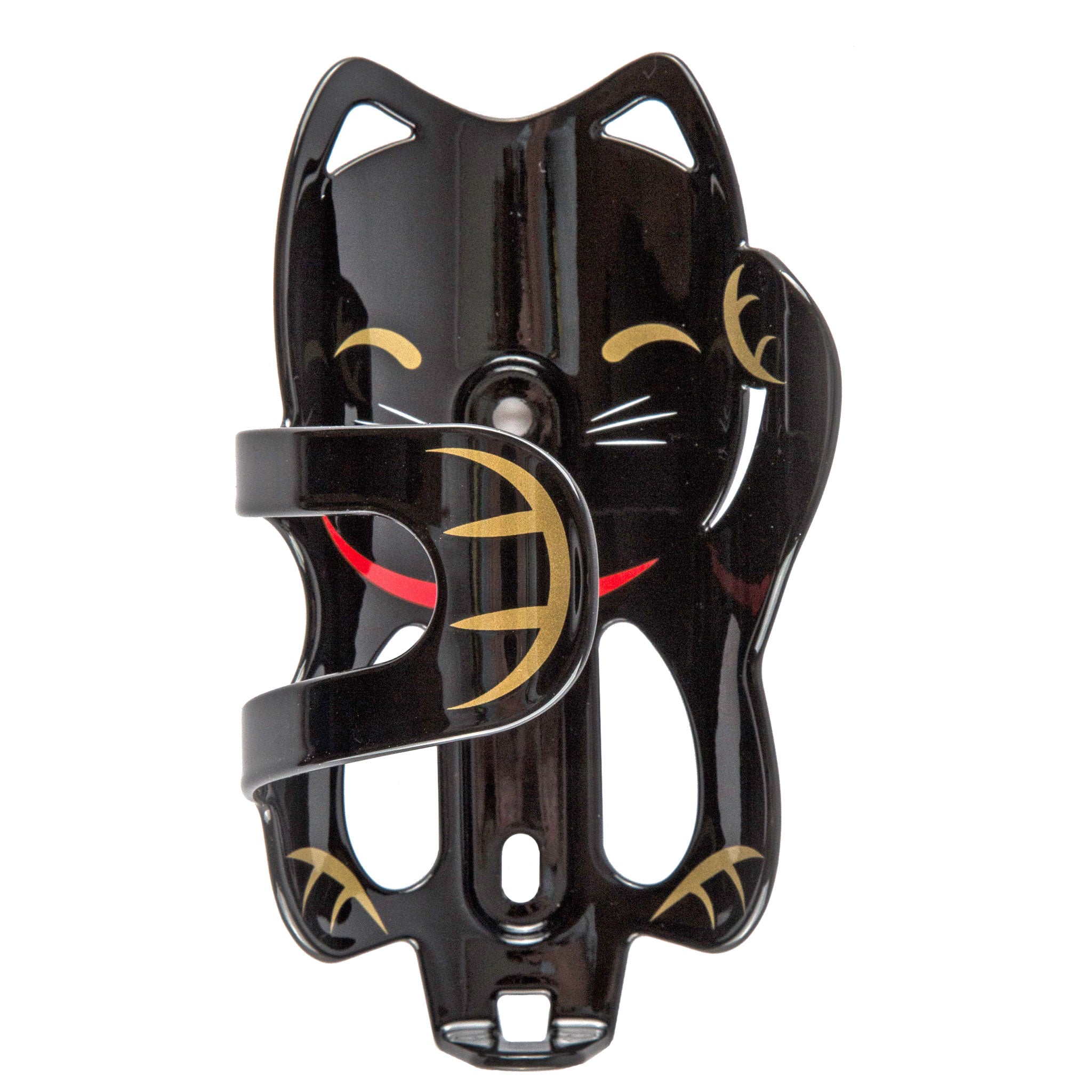 Portland Design Works Lucky Cat Cage Bottle Cage, Black-0