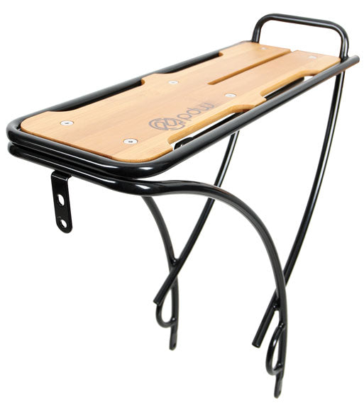Portland Design Works Payload Rear Steel Rack w/ Bamboo Top-0