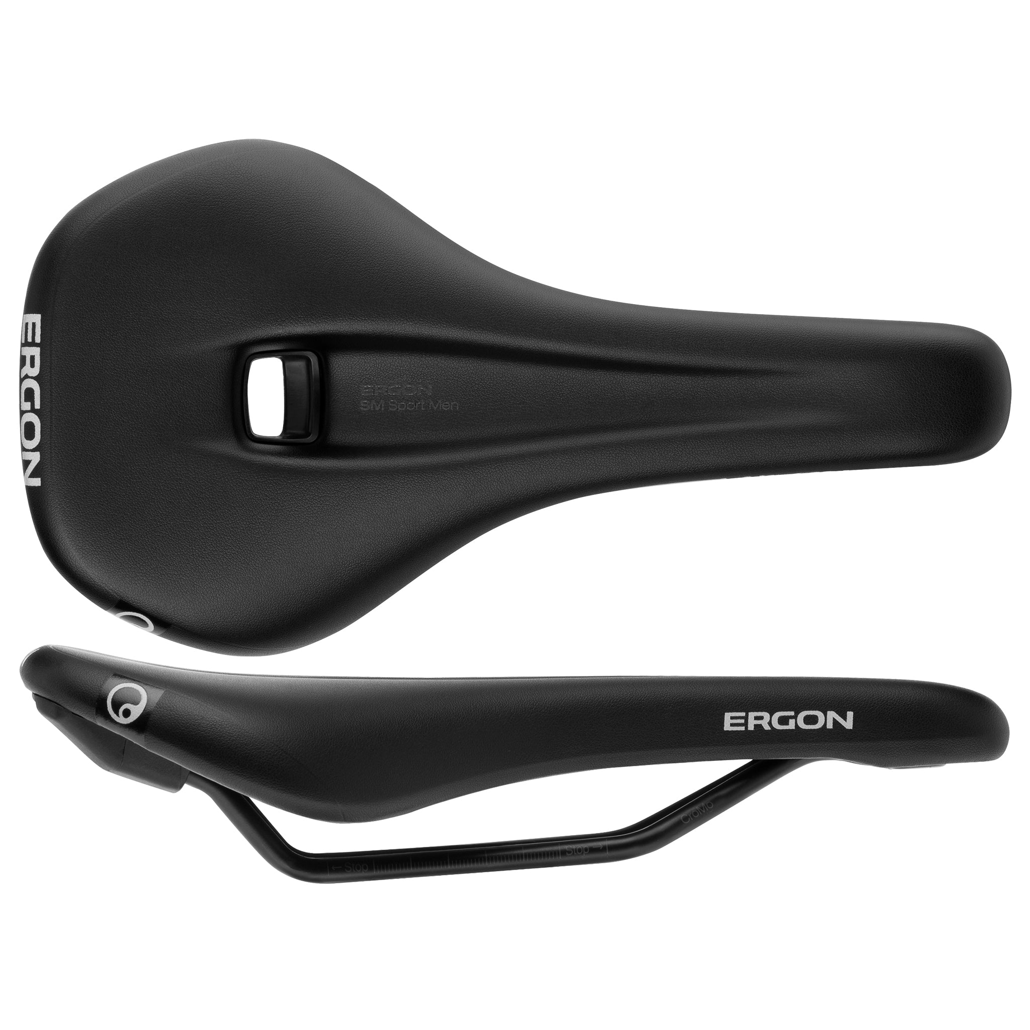 Ergon SM Women's Saddle, Medium/Large, Black-0
