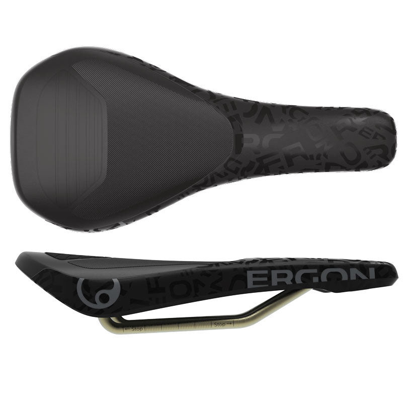 Ergon SM Downhill Pro Titanium Team Saddle, Black-0