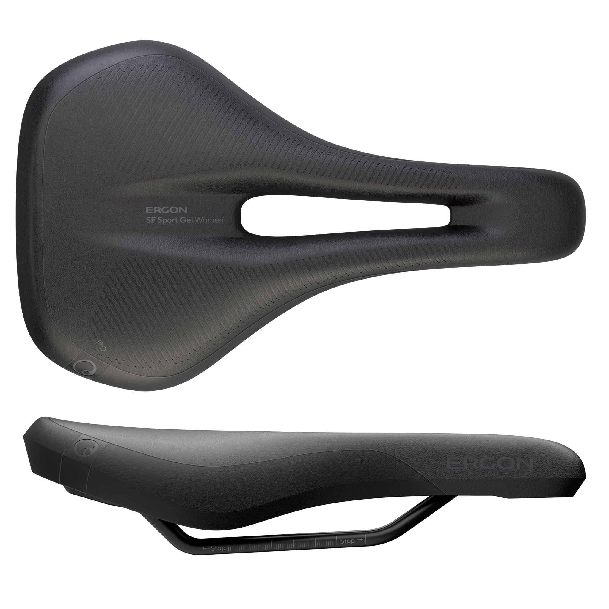 Ergon SF Women's Saddle, Medium/Large, Black-0
