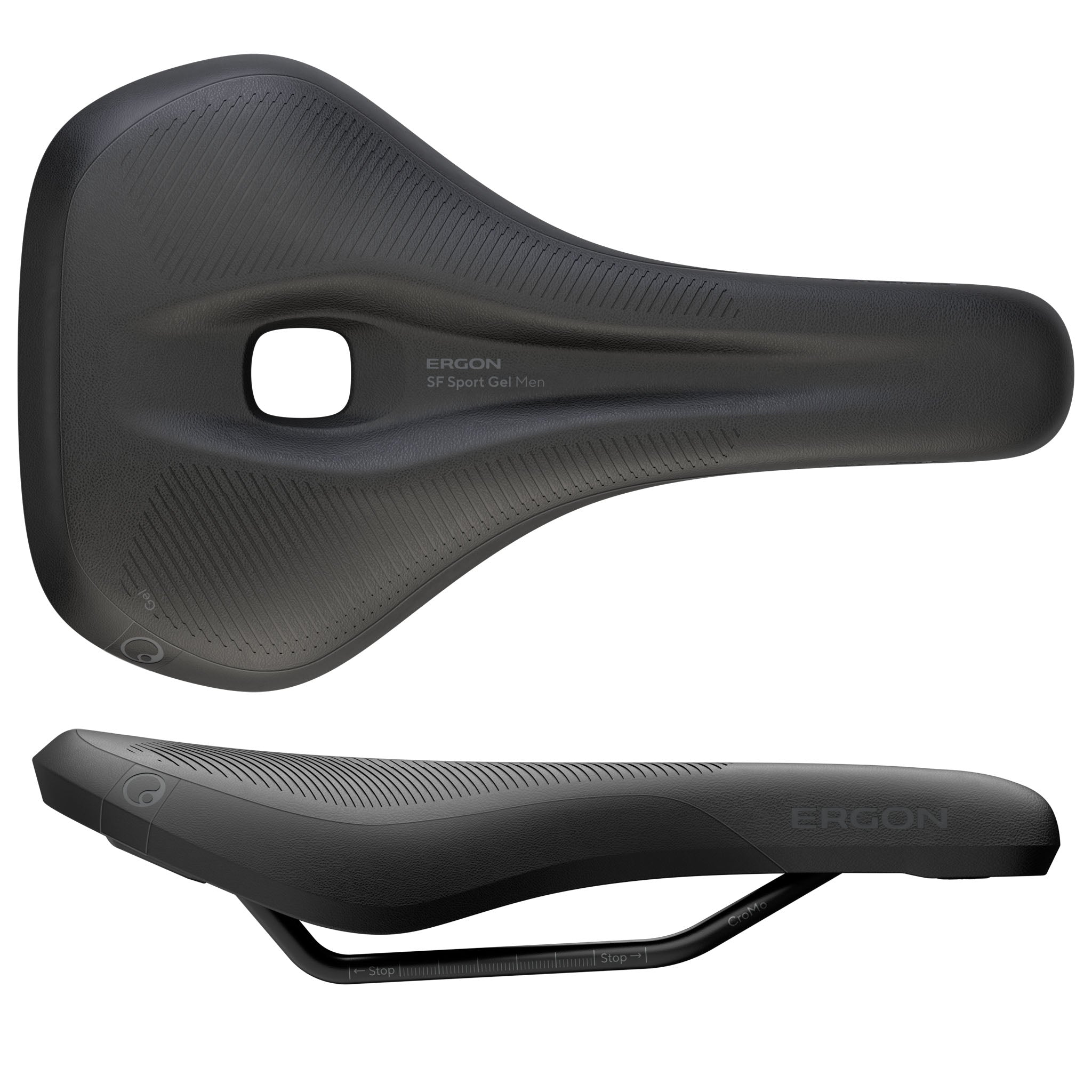 Ergon SF Sport Gel Men's Saddle, Small/Medium, Black-0